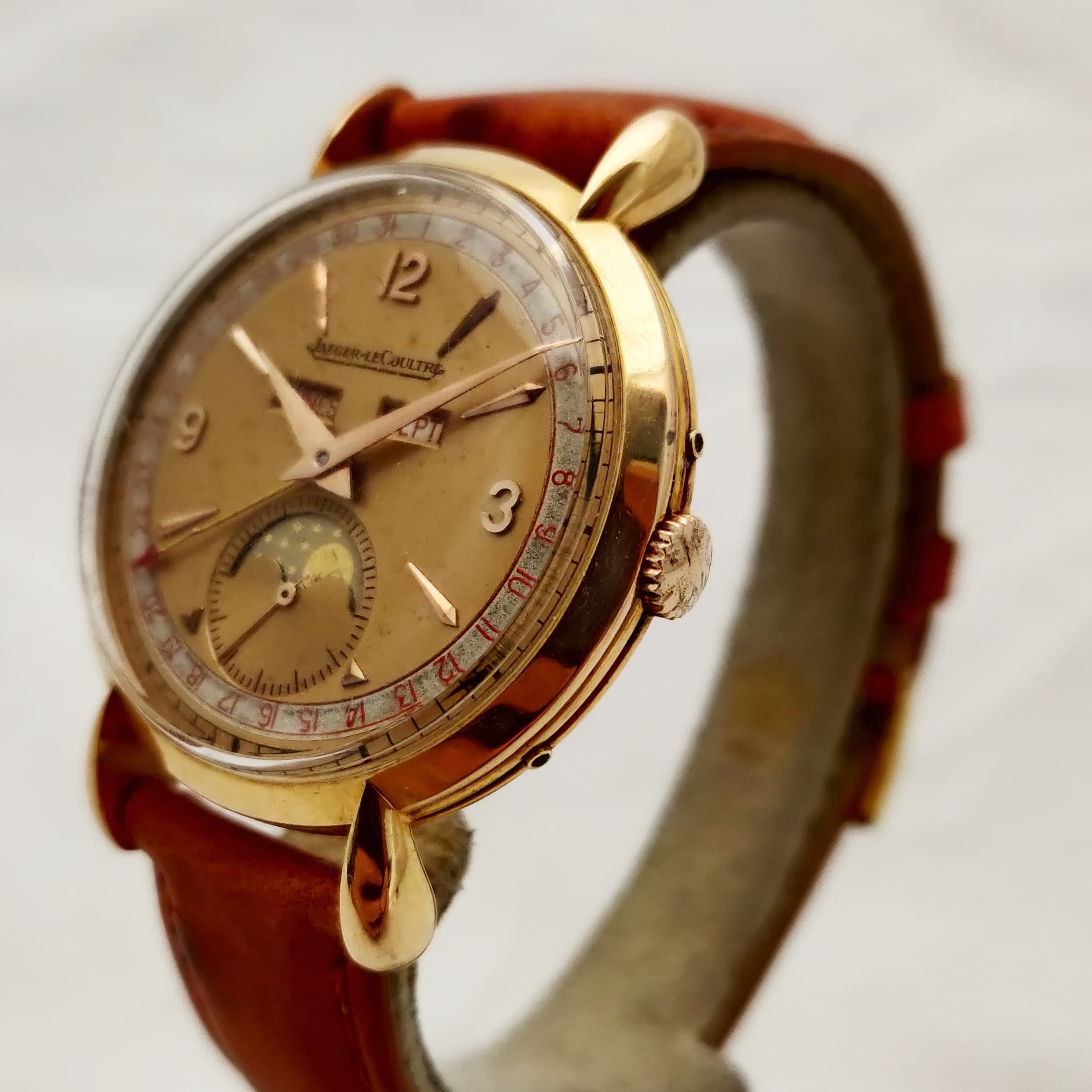 Jaeger Lecoultre Triple Calendario Fase Lunar — Joyería Recoleta