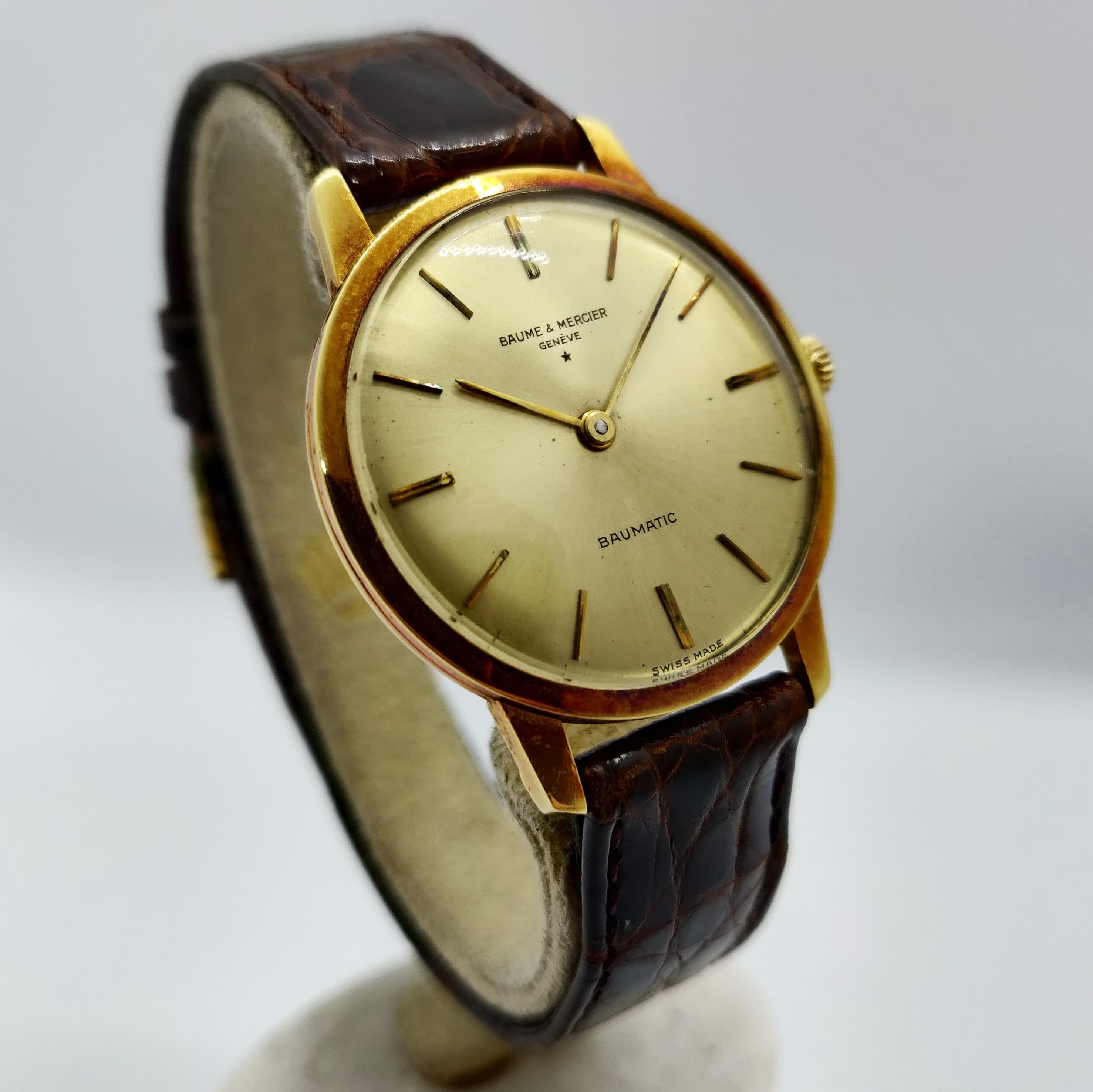 Baume Mercier Baumatic Oro — Joyería Recoleta