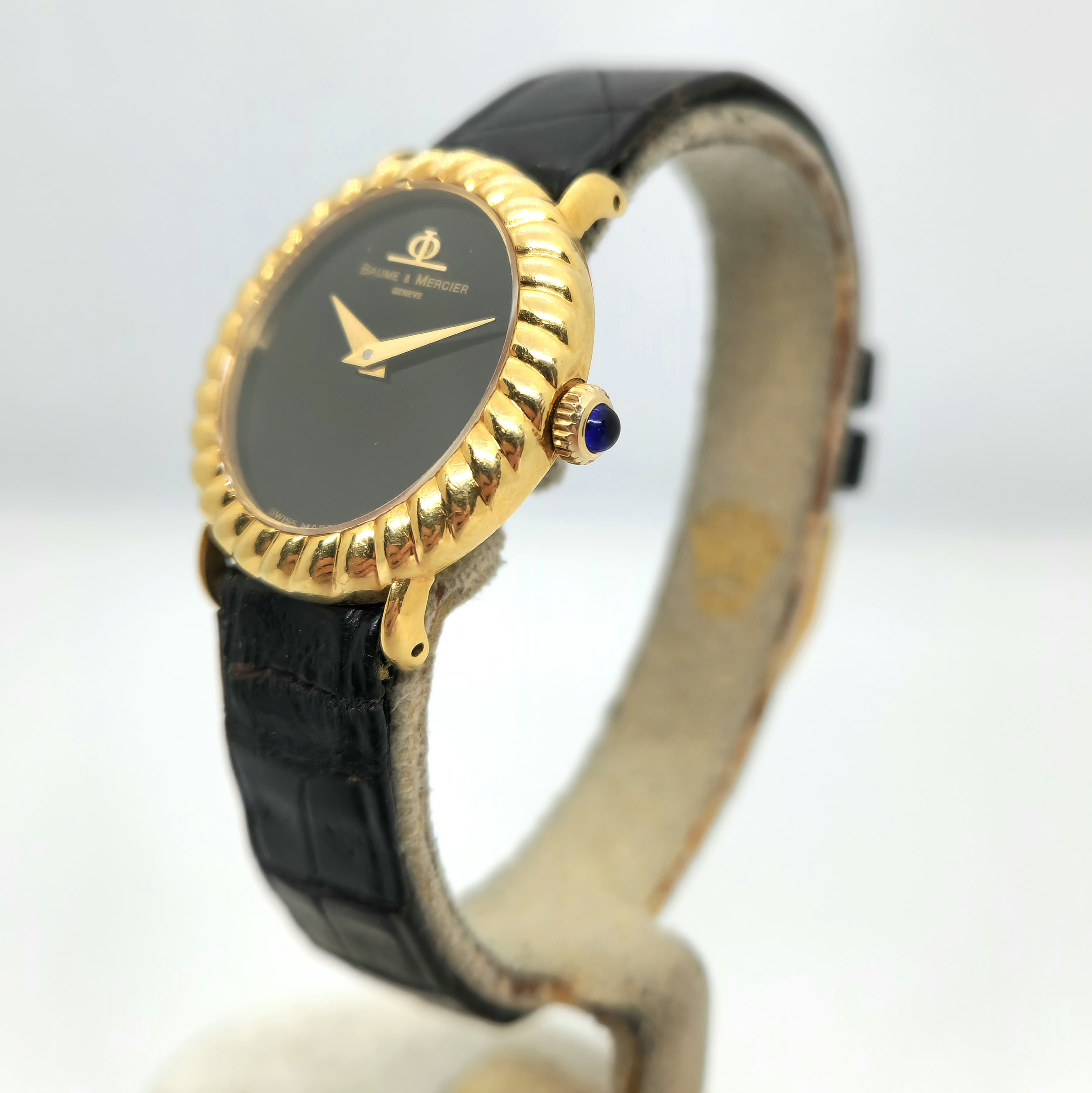 Baume Mercier Oro Ónix Dama — Joyería Recoleta