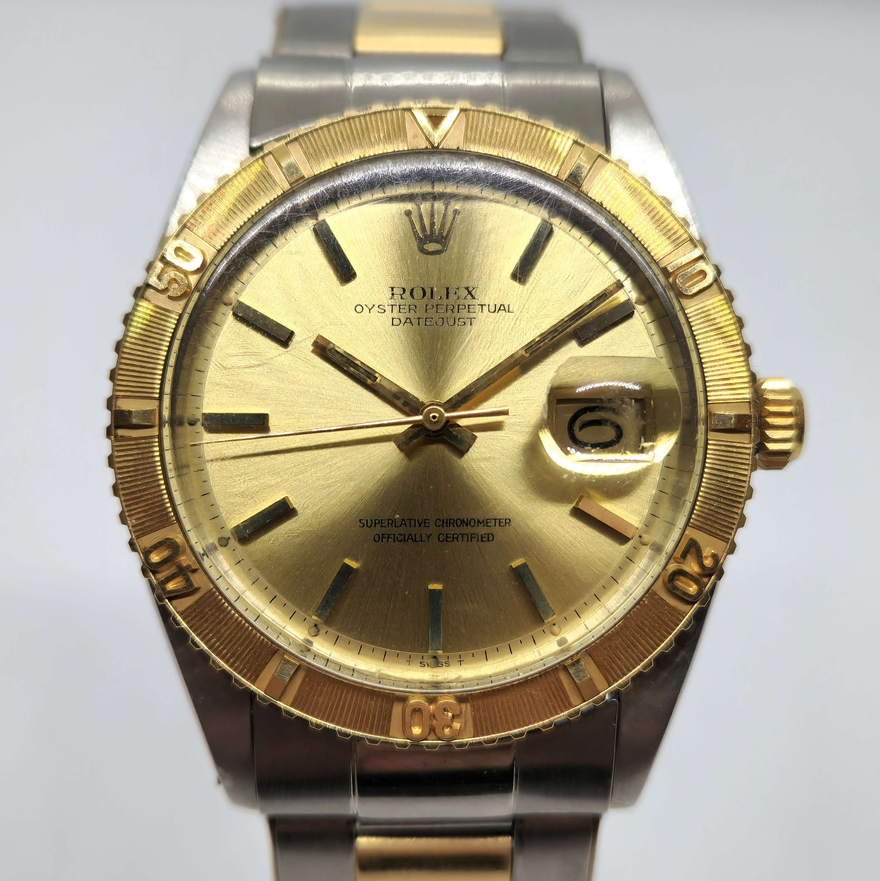 Reloj Rolex Datejust Turnograph ref. 1625 acero y oro amarillo 18k en Joyería Recoleta.