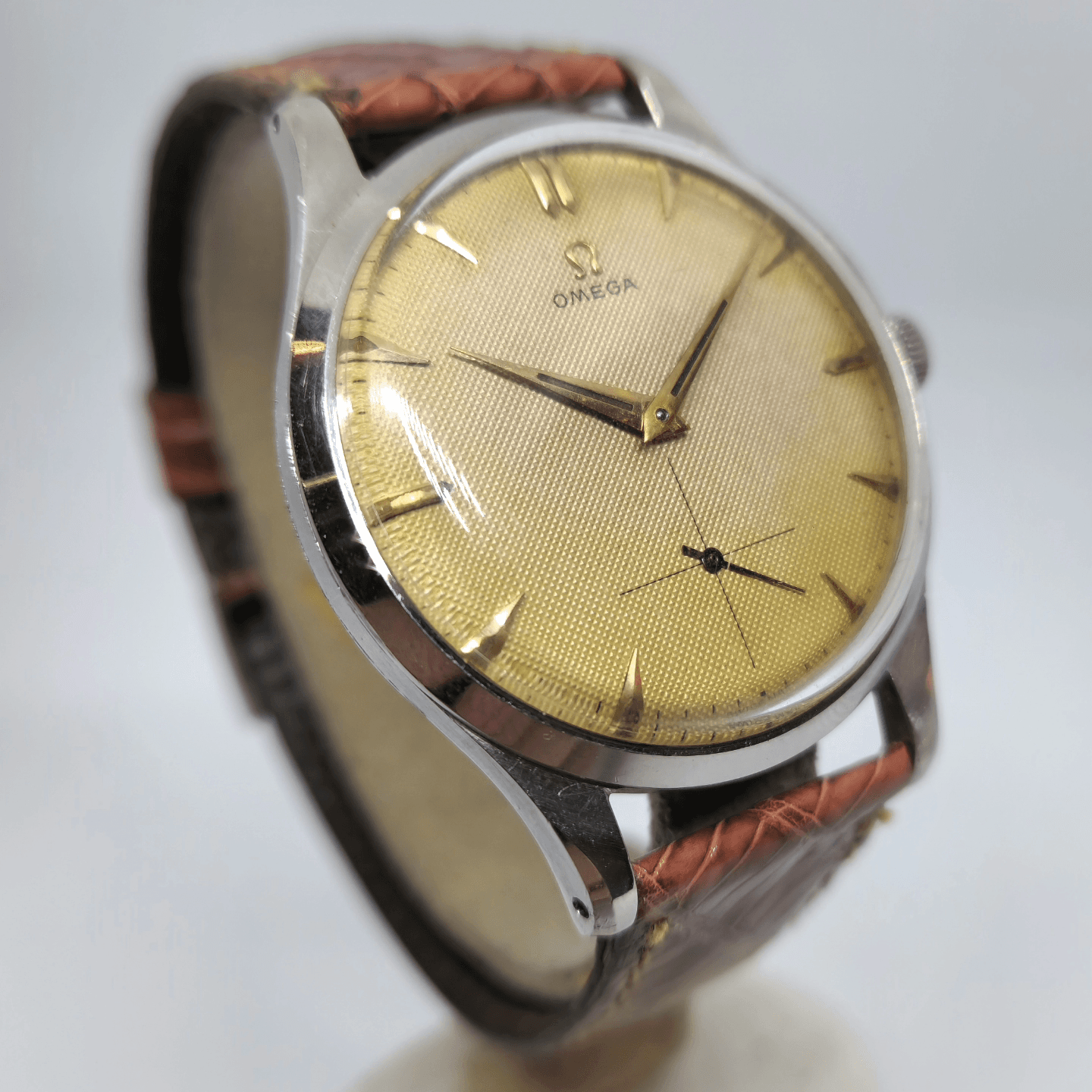Omega Jumbo Acero Honeycomb — Joyería Recoleta