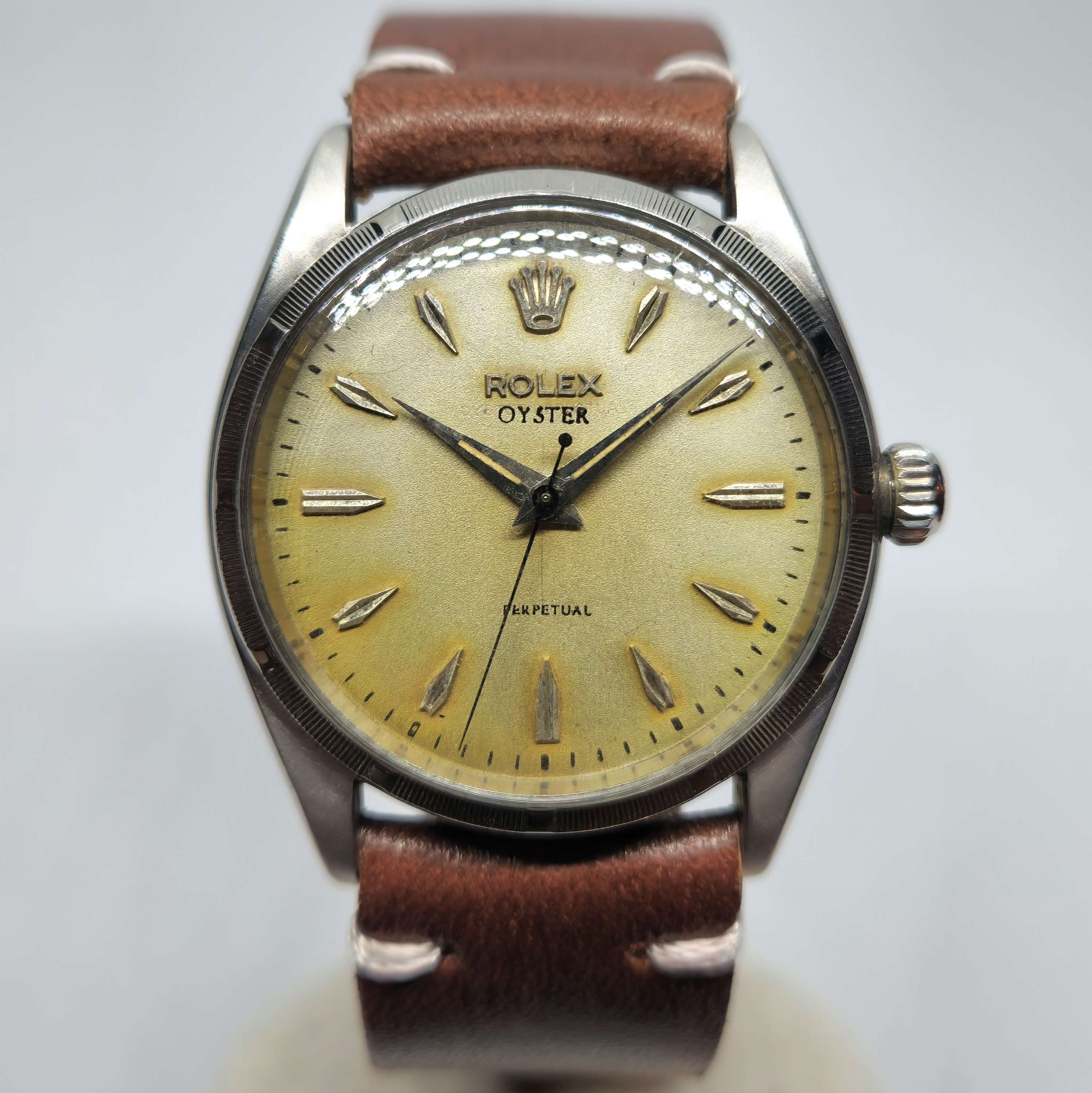 Rolex Oyster ref. 6565 Cuero — Joyería Recoleta