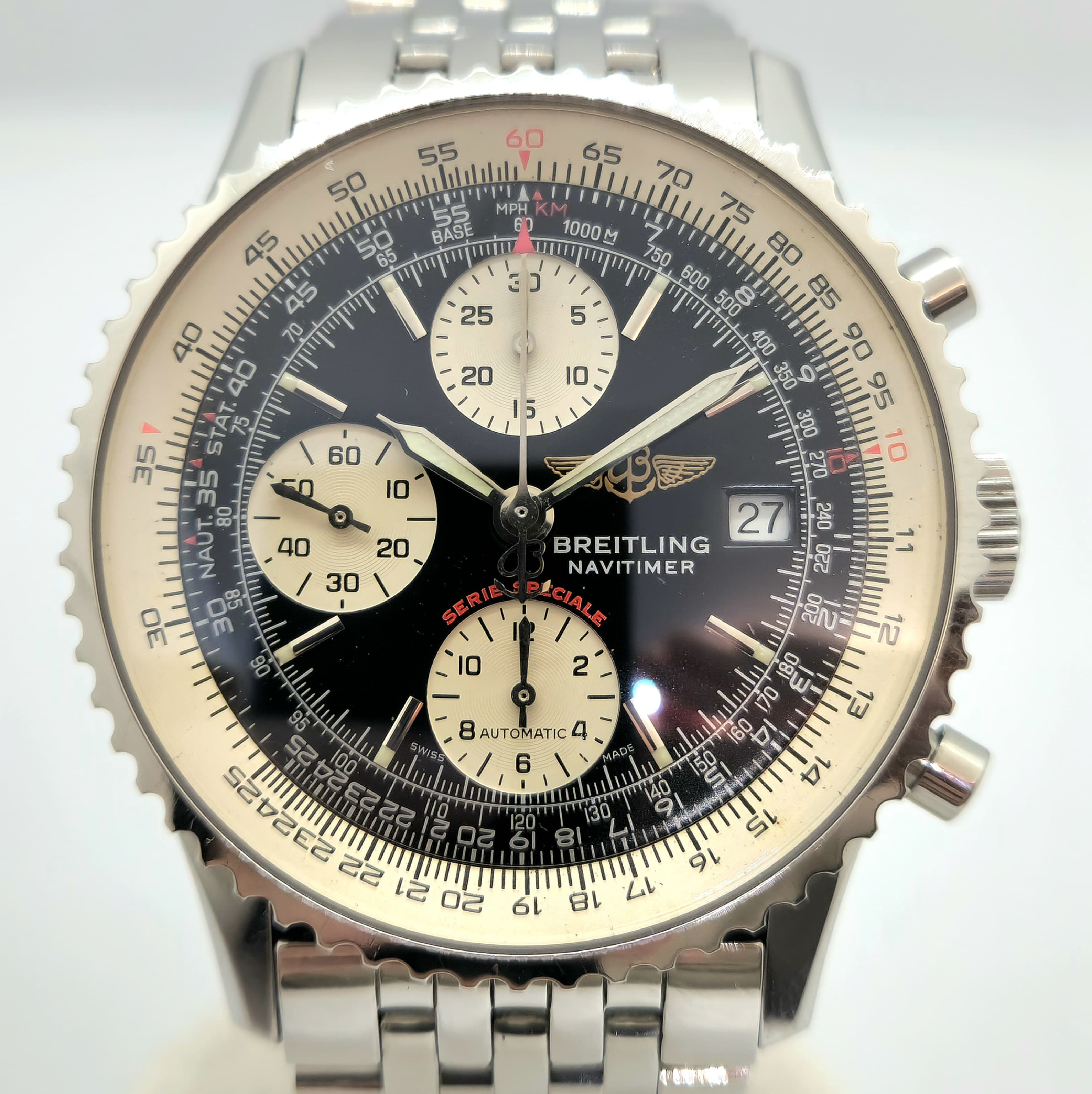 Reloj Breitling Navitimer Série Spéciale en acero inoxidable con cronógrafo y bisel de navegación en Joyería Recoleta