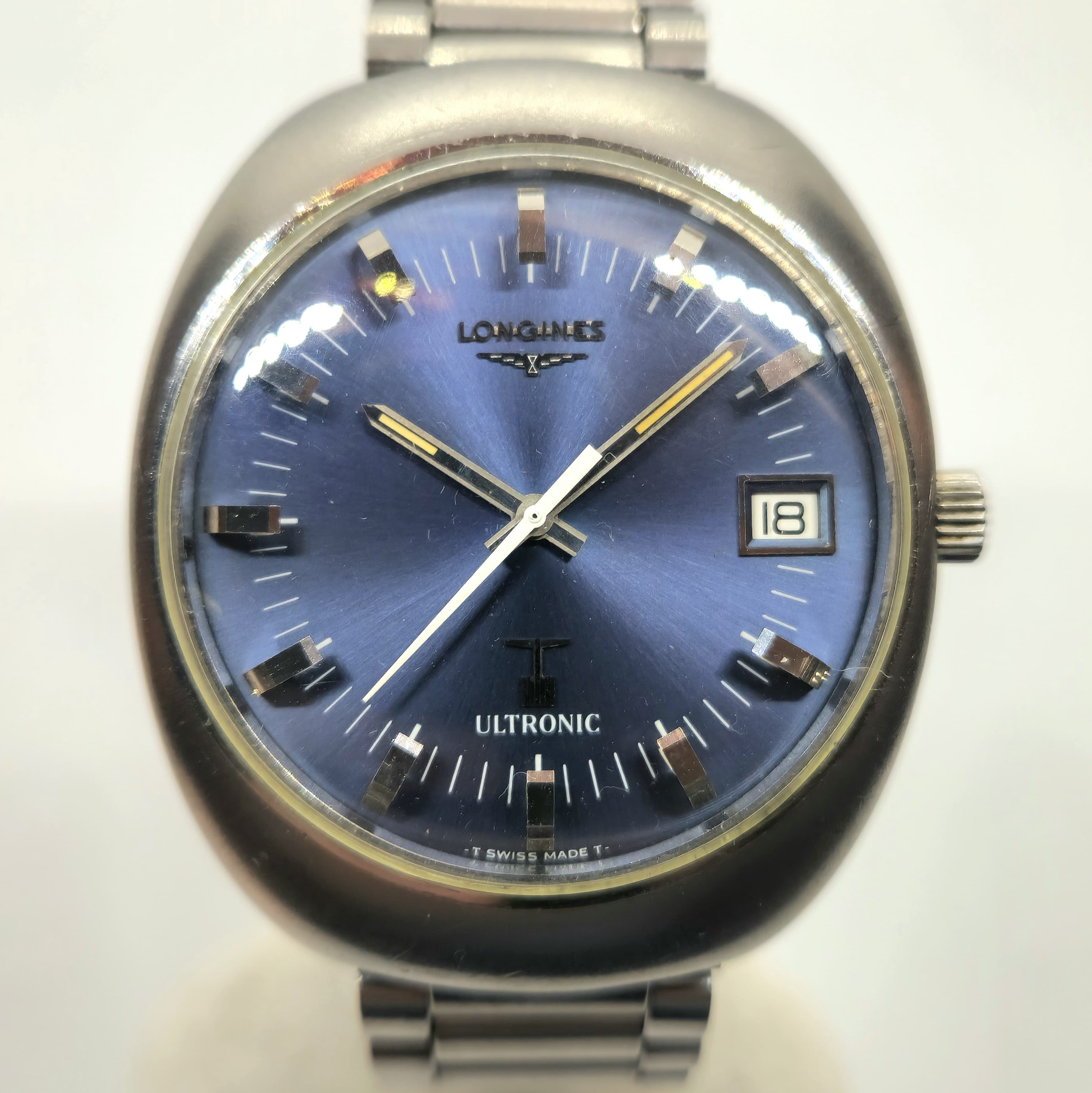 Longines Ultronic Azul — Joyería Recoleta