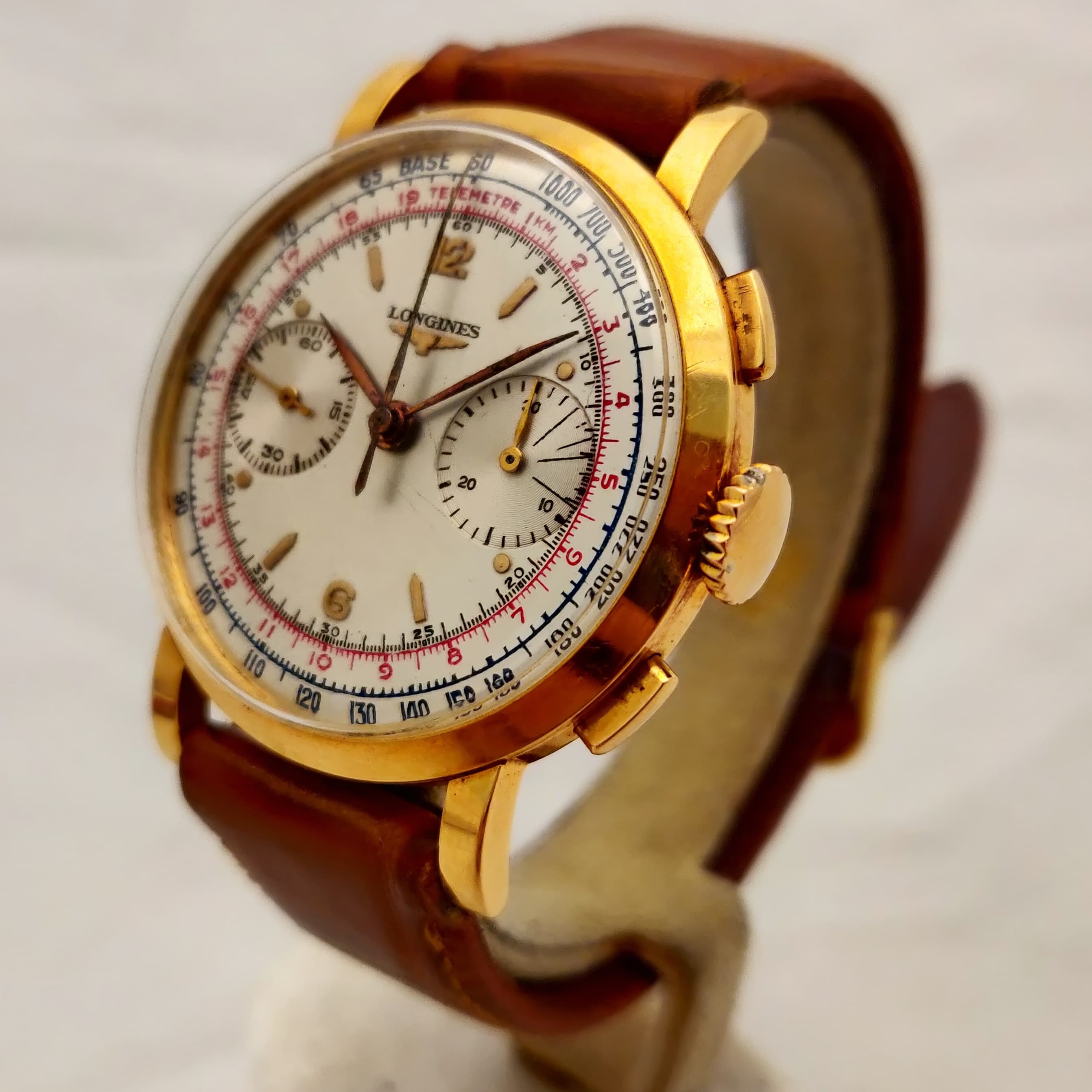 Longines Ref. 6234 30CH Flyback 1950s — Joyería Recoleta