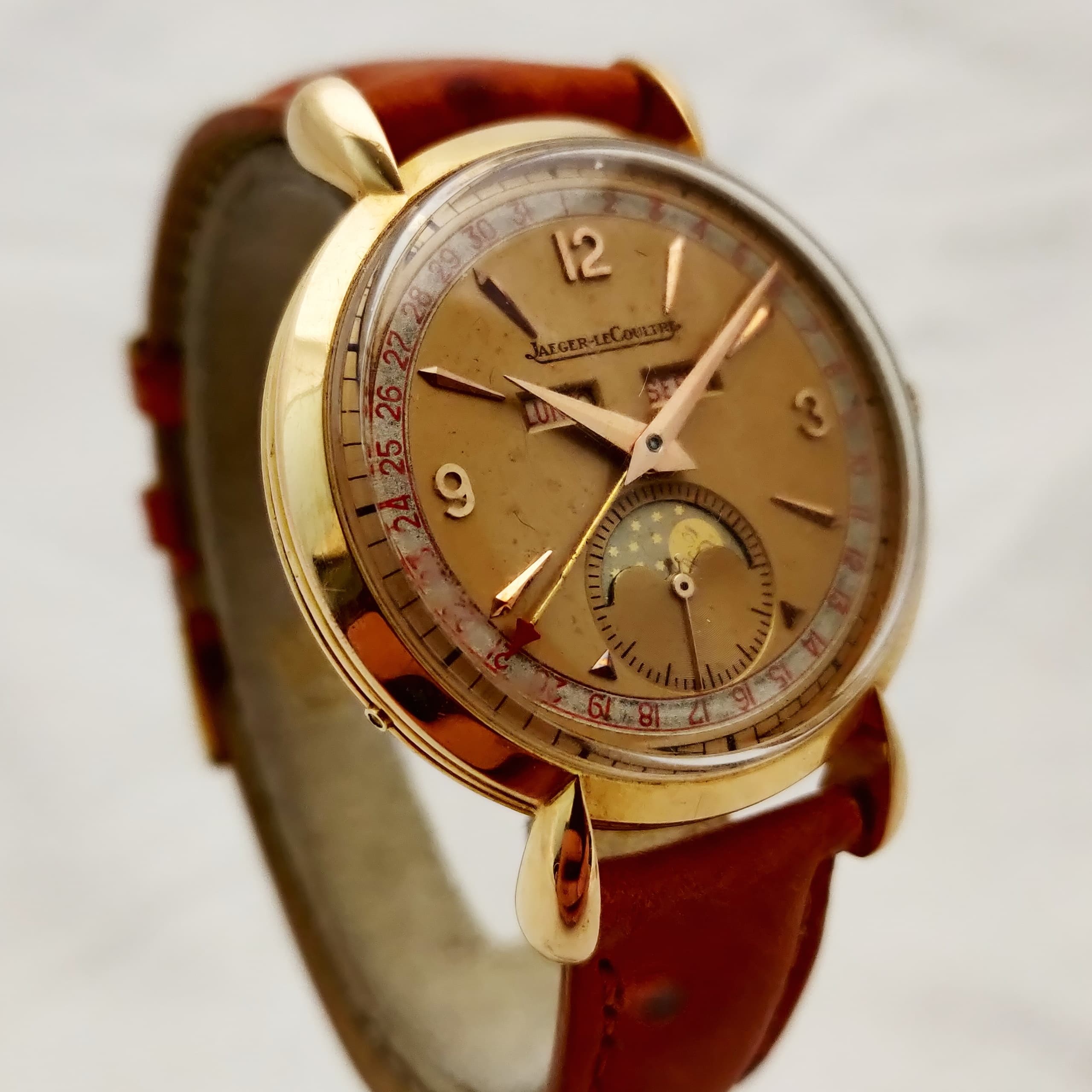 Jaeger Lecoultre Triple Calendario Fase Lunar — Joyería Recoleta