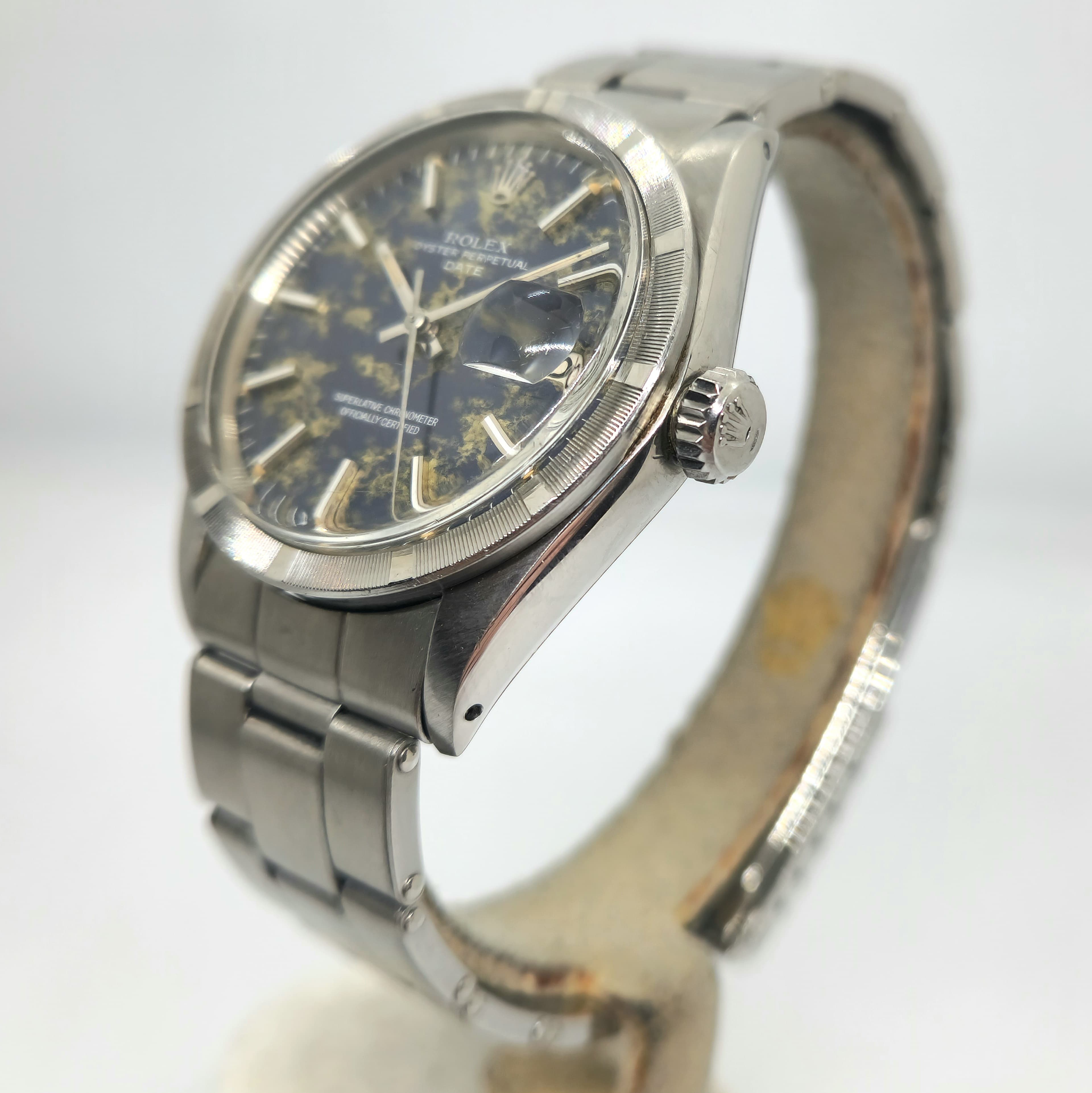 Rolex Date ref. 1501 Azul Explosion — Joyería Recoleta