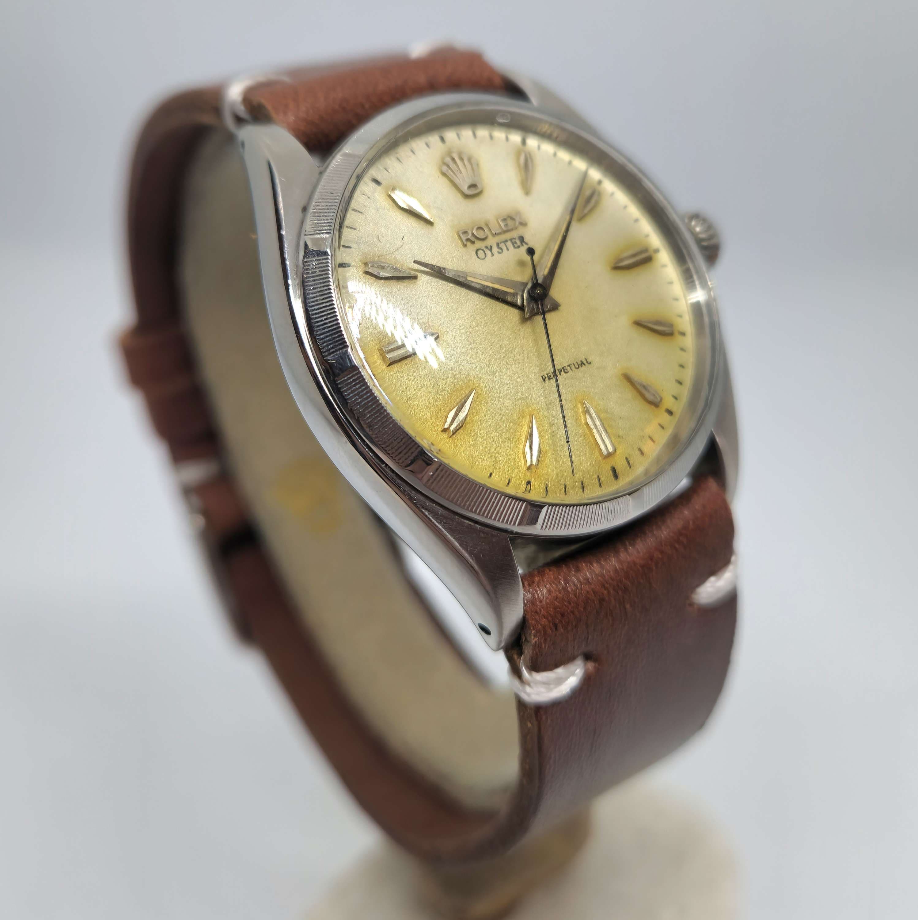 Rolex Oyster ref. 6565 Cuero — Joyería Recoleta