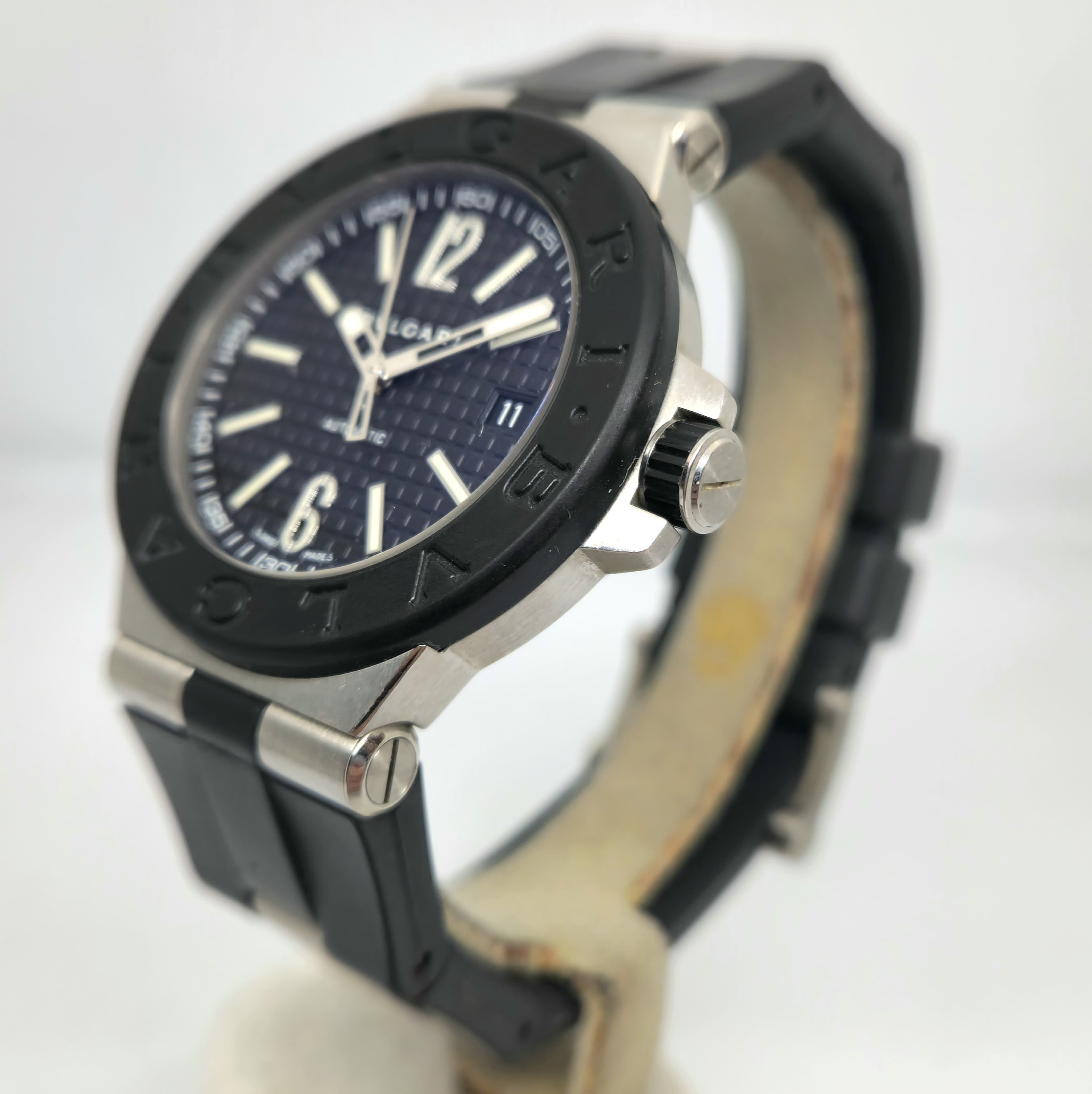 Bulgari Diagono Caucho — Joyería Recoleta