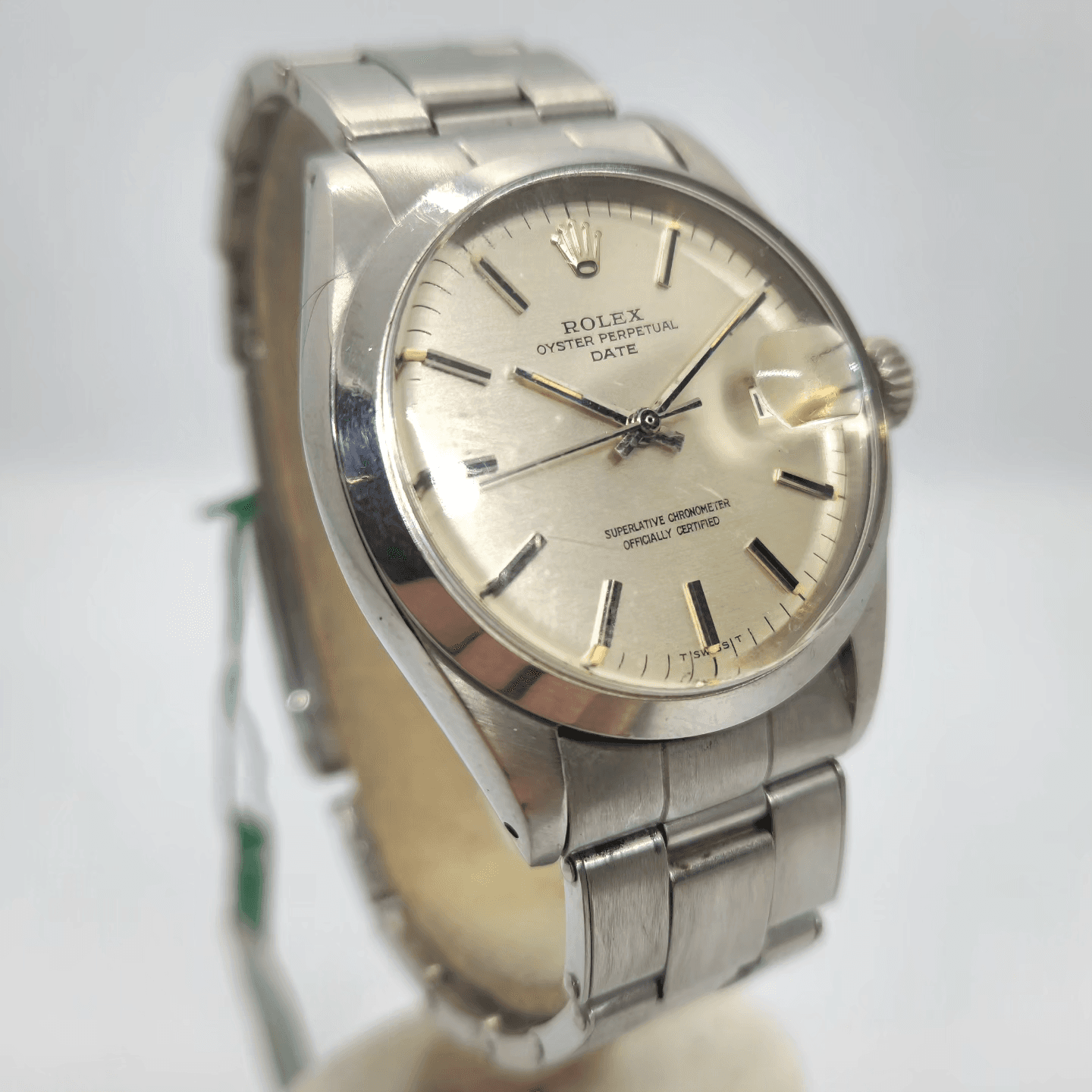 Rolex Date ref. 1500 Linen Dial — Joyería Recoleta