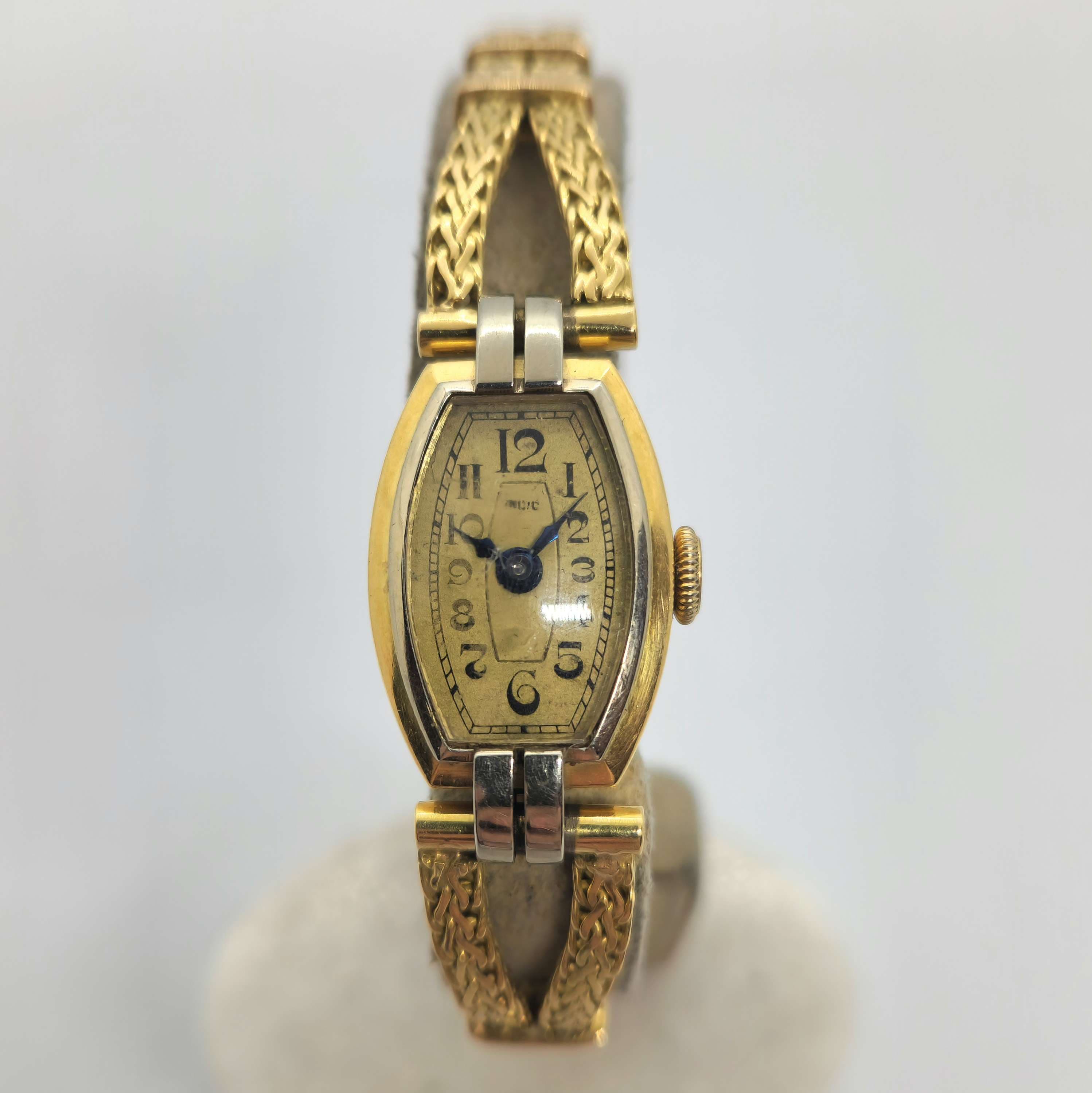 Reloj Art Deco Oro Dama — Joyería Recoleta