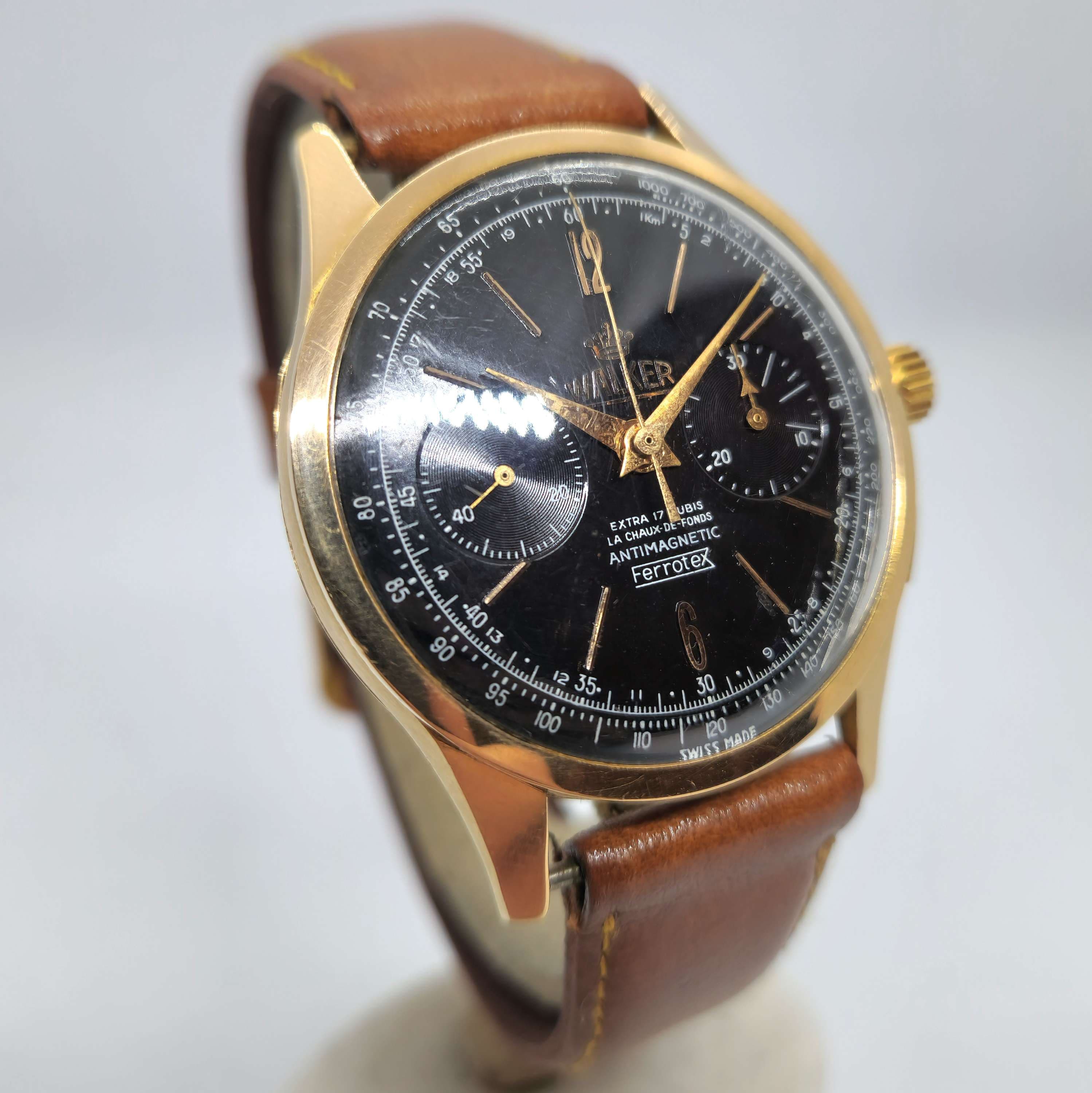 Walker Cronógrafo Oro Rosa — Joyería Recoleta