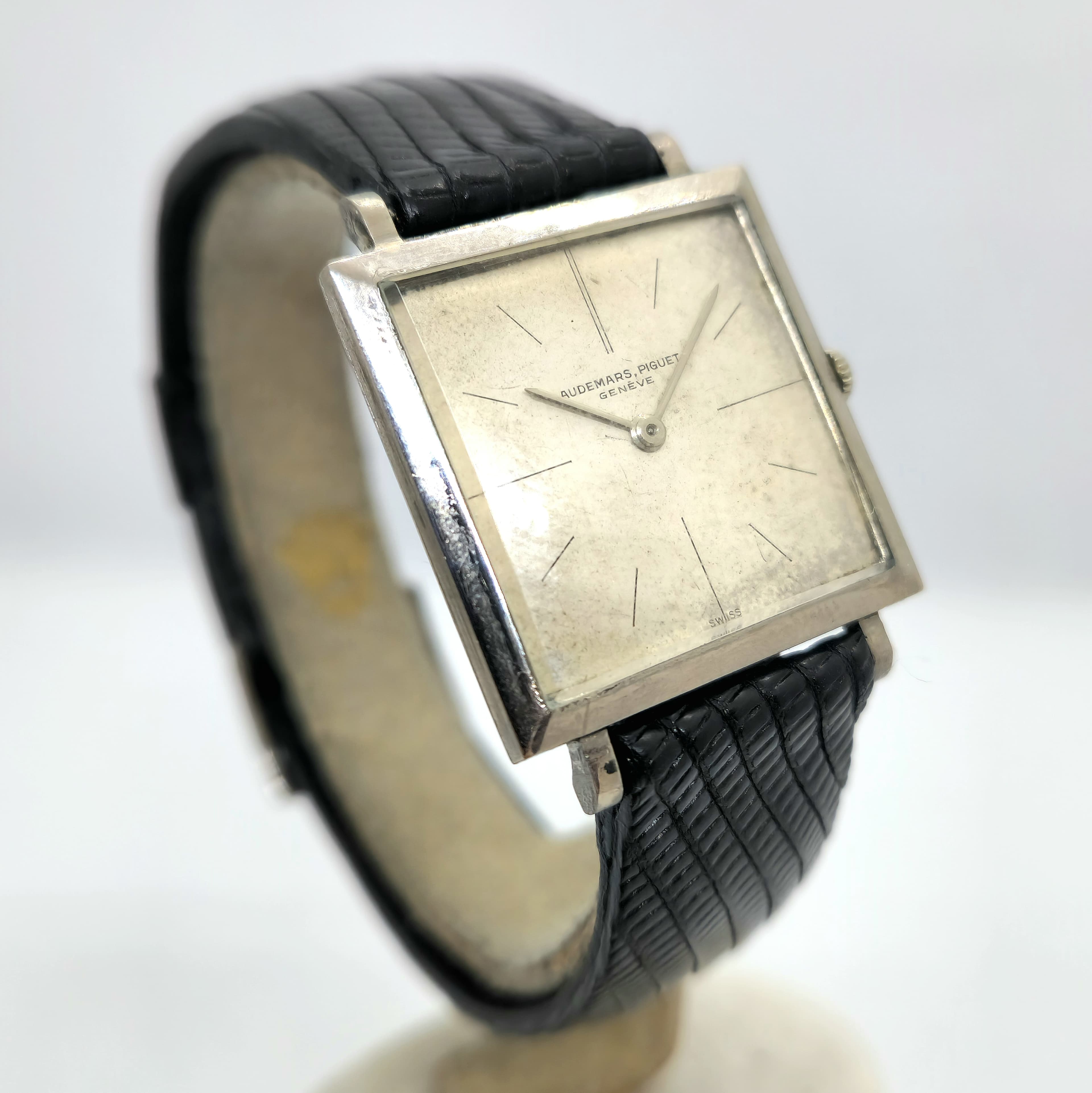 Audemars Piguet Cuadrado Oro Blanco — Joyería Recoleta