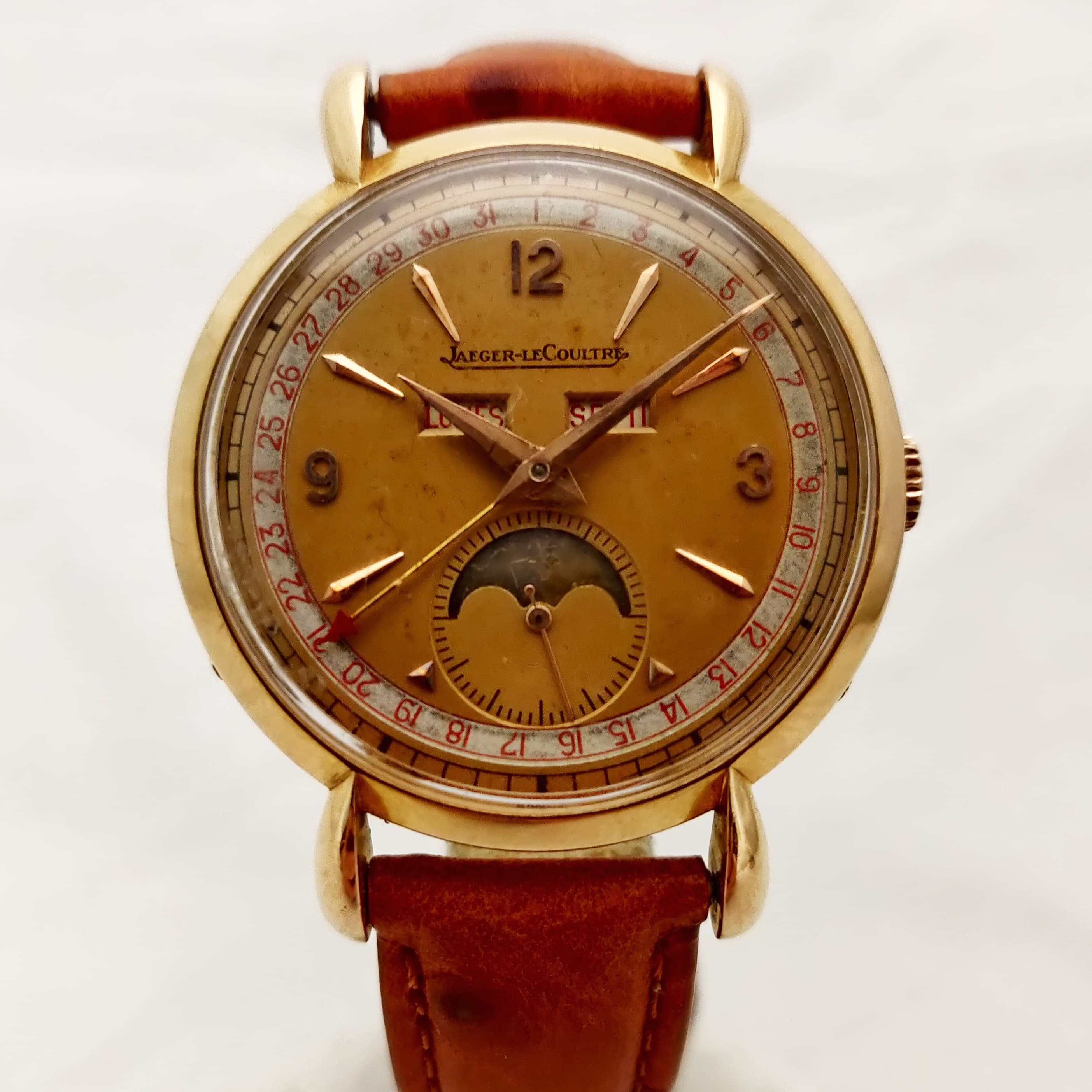 Jaeger Lecoultre Triple Calendario Fase Lunar — Joyería Recoleta