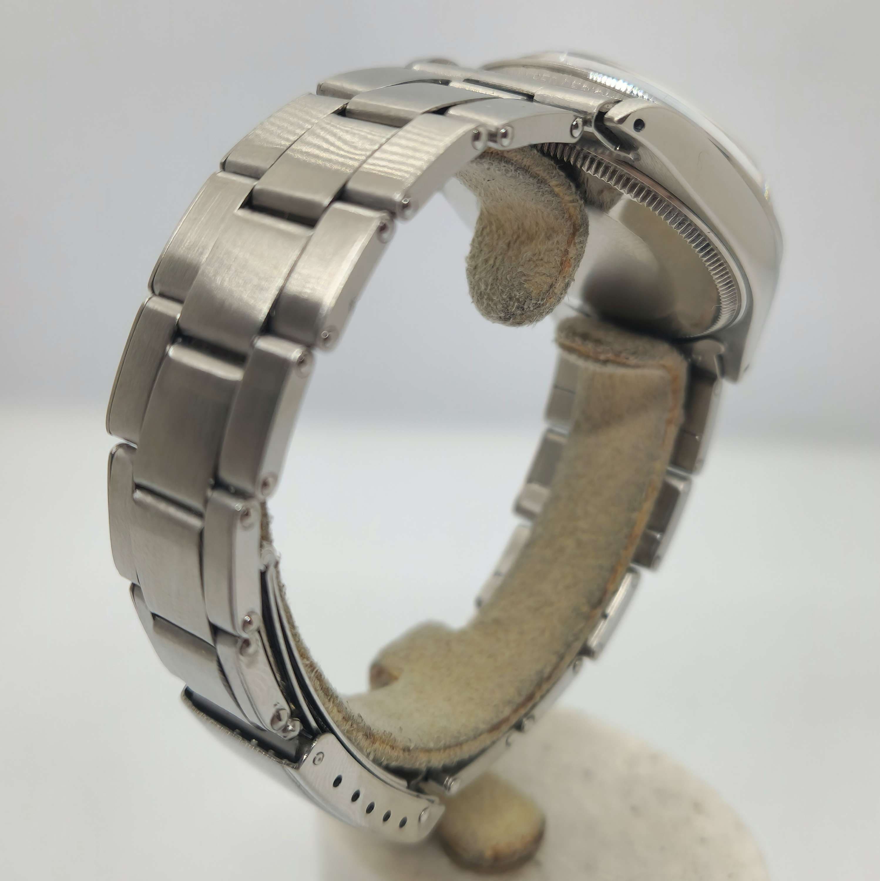 Rolex Air-King ref. 5500 cuad. Gris Oscuro — Joyería Recoleta