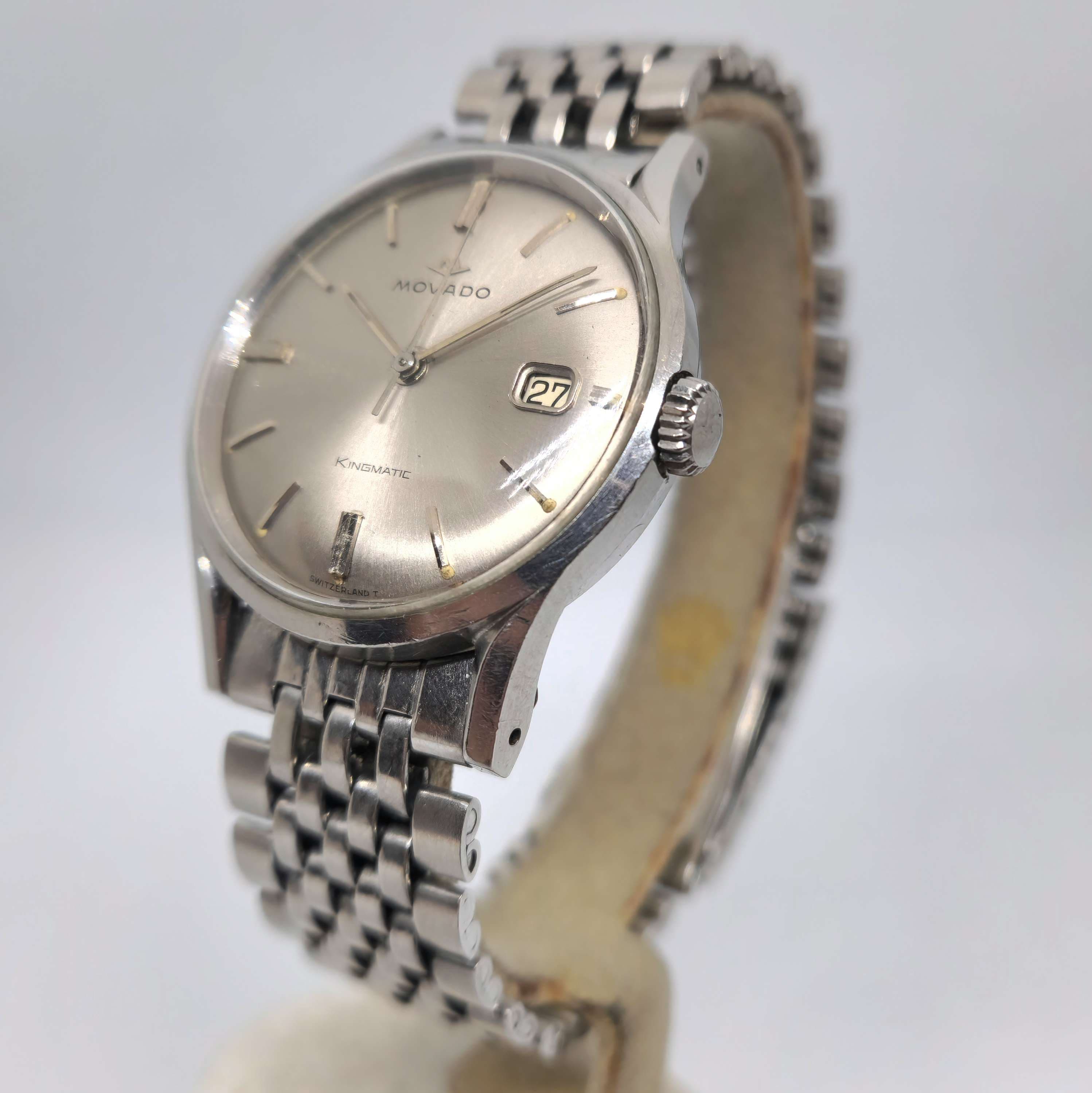 Movado Kingmatic Acero — Joyería Recoleta