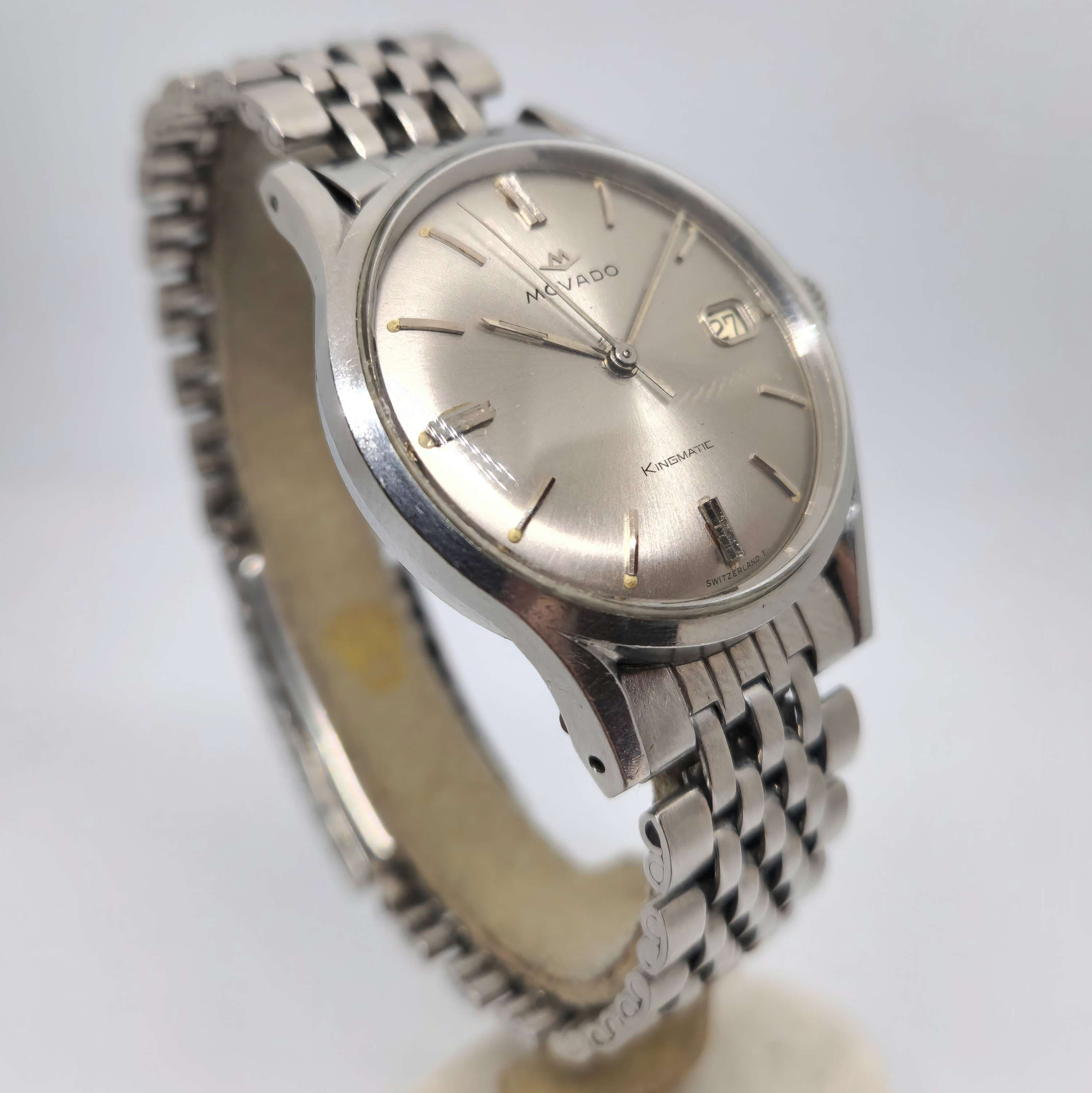 Movado Kingmatic Acero — Joyería Recoleta