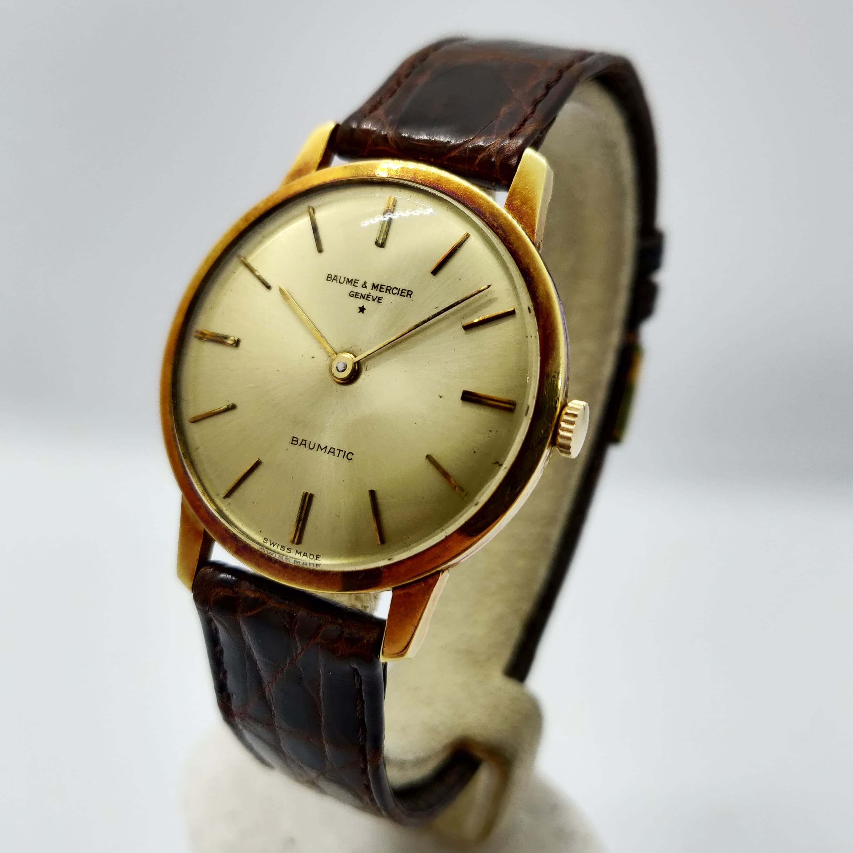 Baume Mercier Baumatic Oro — Joyería Recoleta