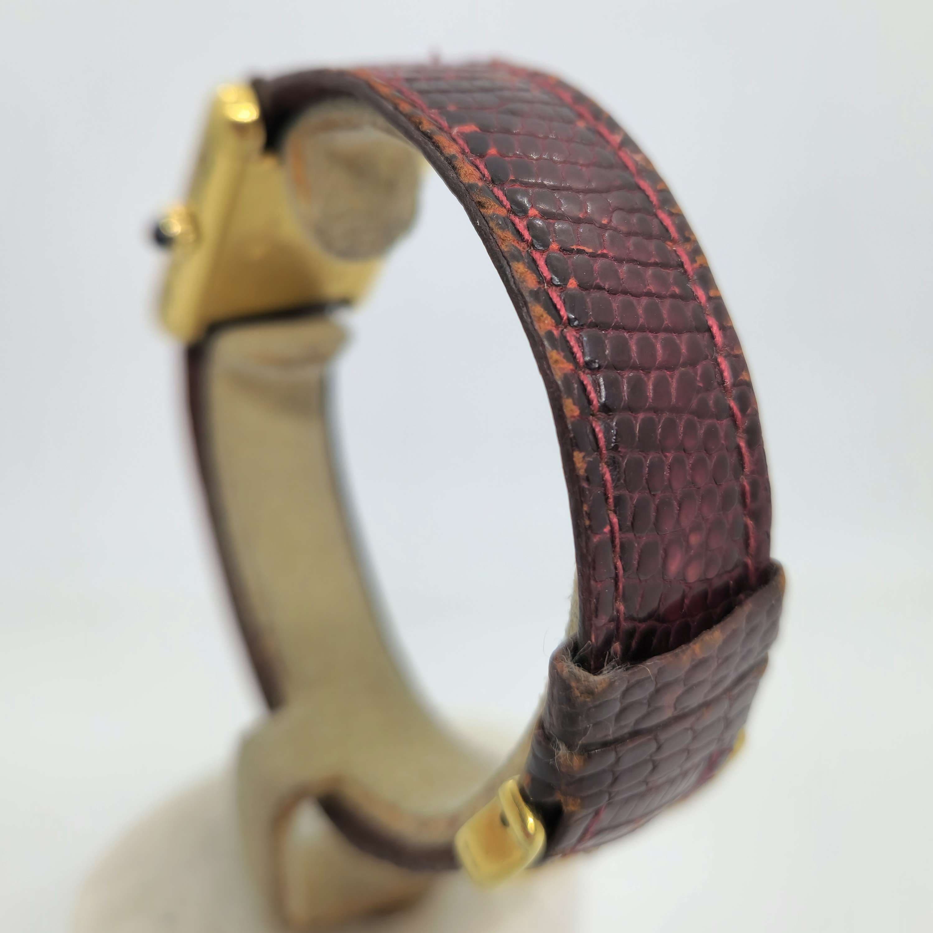 Must de Cartier Tank Vermeil Trinity Dama — Joyería Recoleta