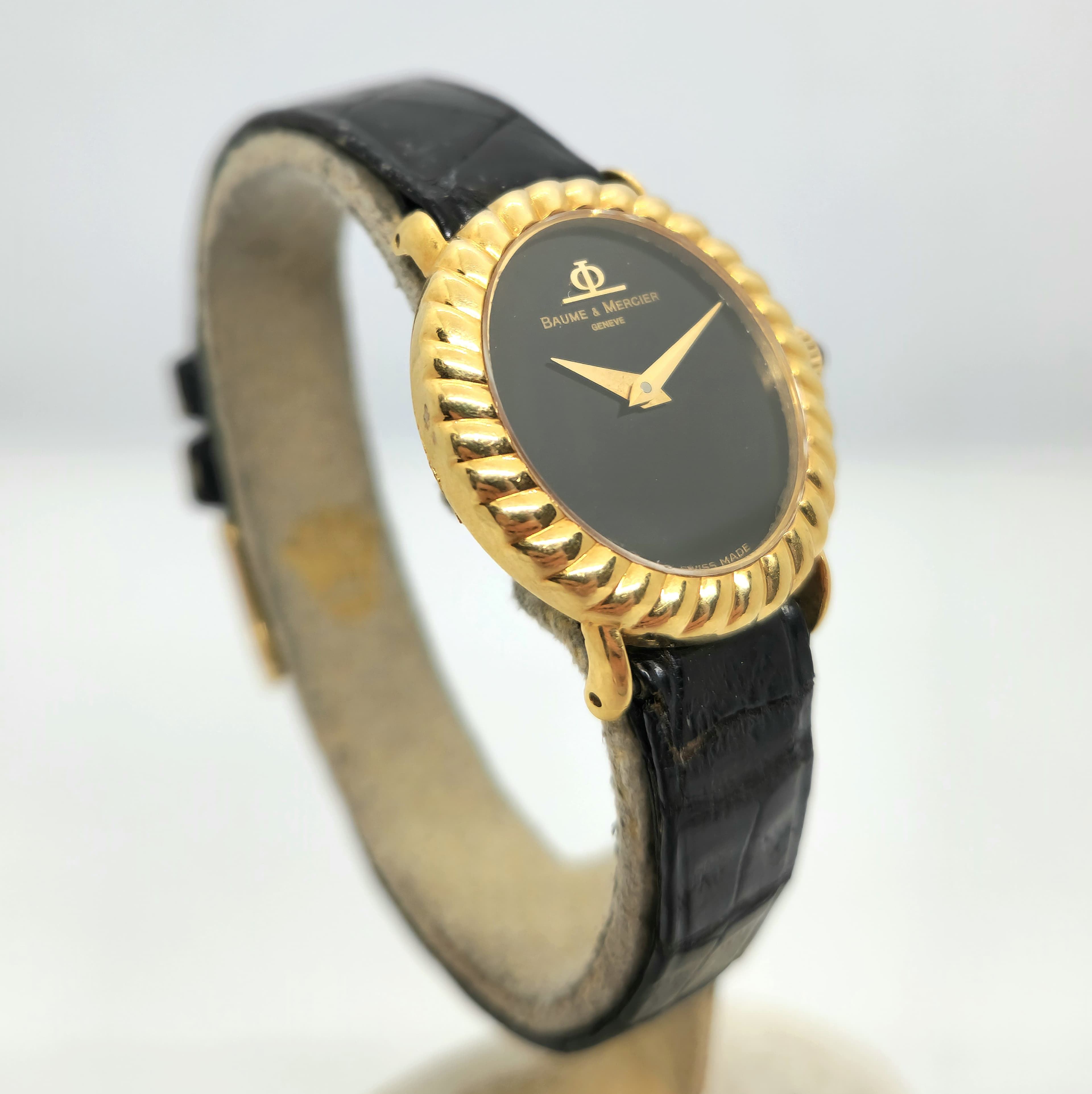 Baume Mercier Oro Ónix Dama — Joyería Recoleta