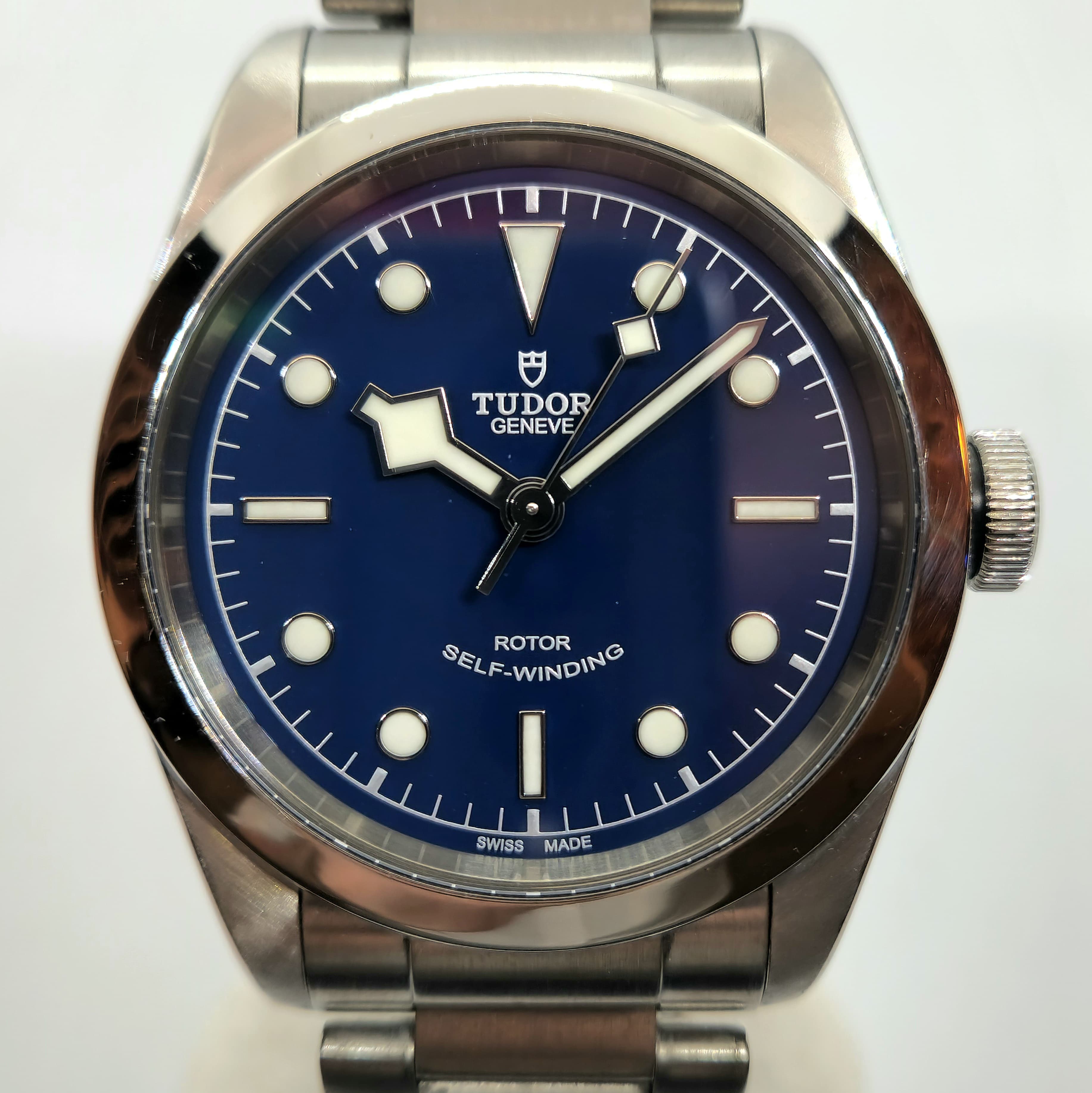 Reloj Tudor Heritage Black Bay 41 acero inoxidable esfera azul automático en Joyería Recoleta