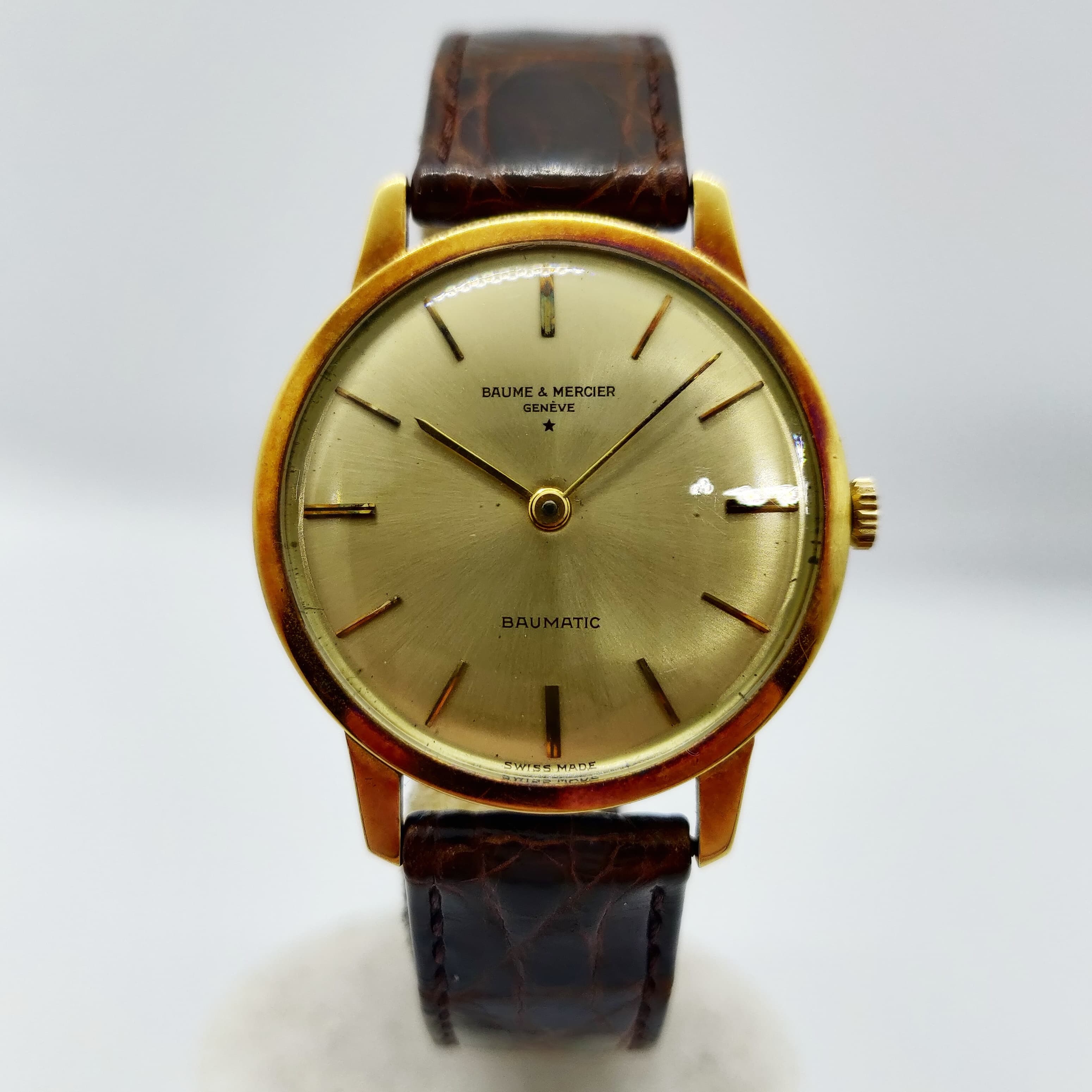 Baume Mercier Baumatic Oro — Joyería Recoleta