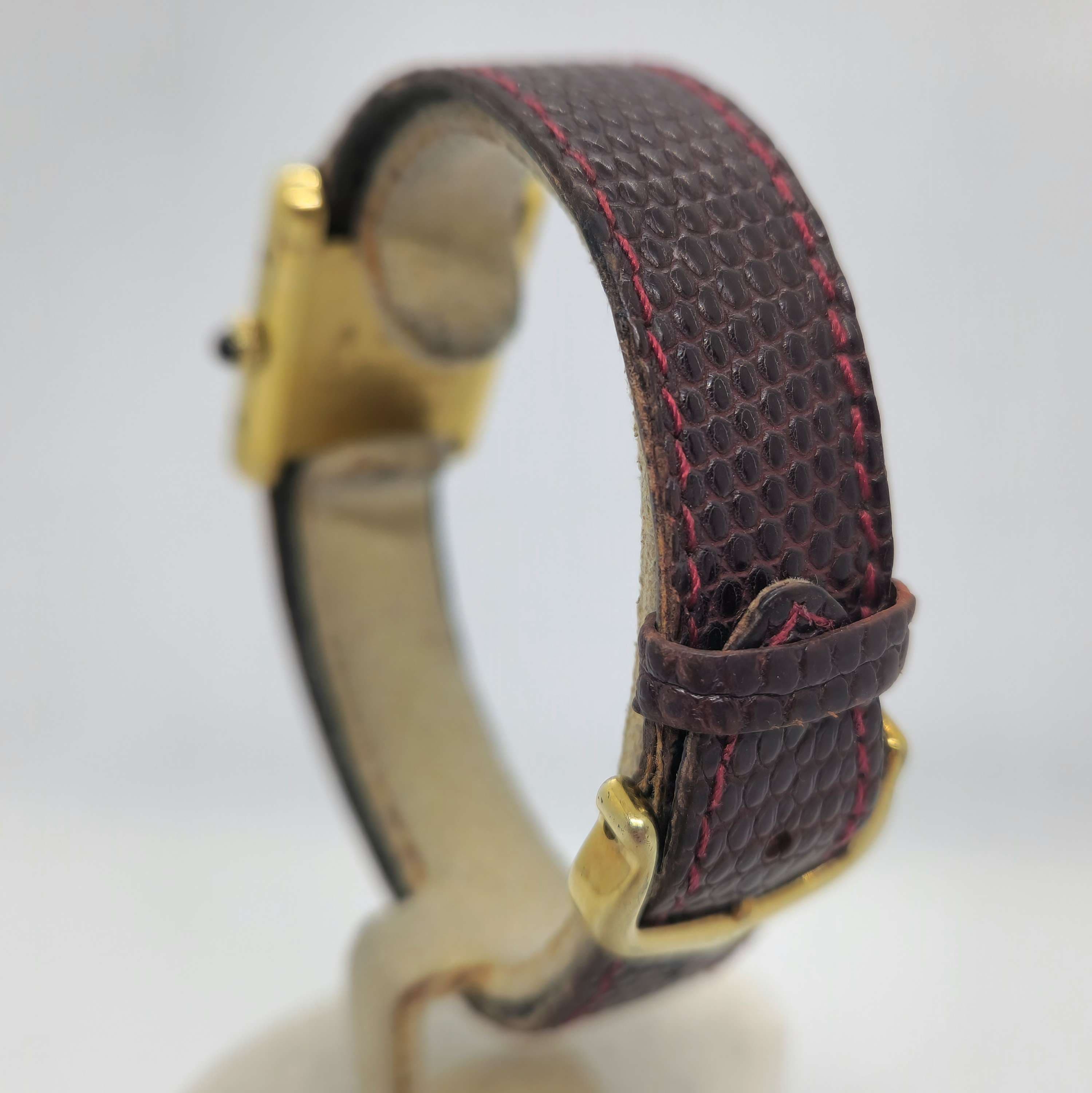 Must de Cartier Tank Vermeil Trinity Dama — Joyería Recoleta
