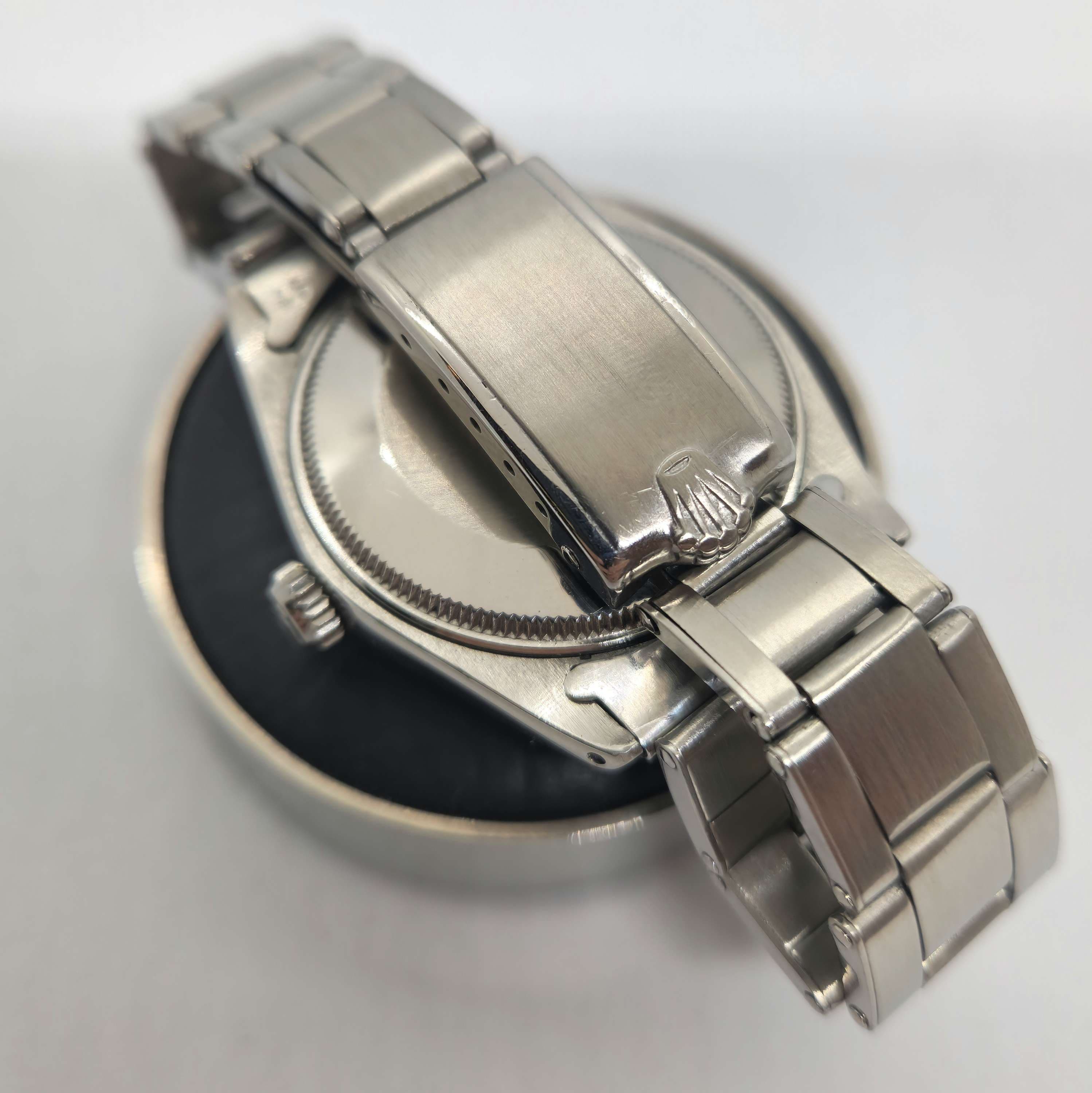 Rolex Air-King ref. 5500 cuad. Gris Oscuro — Joyería Recoleta
