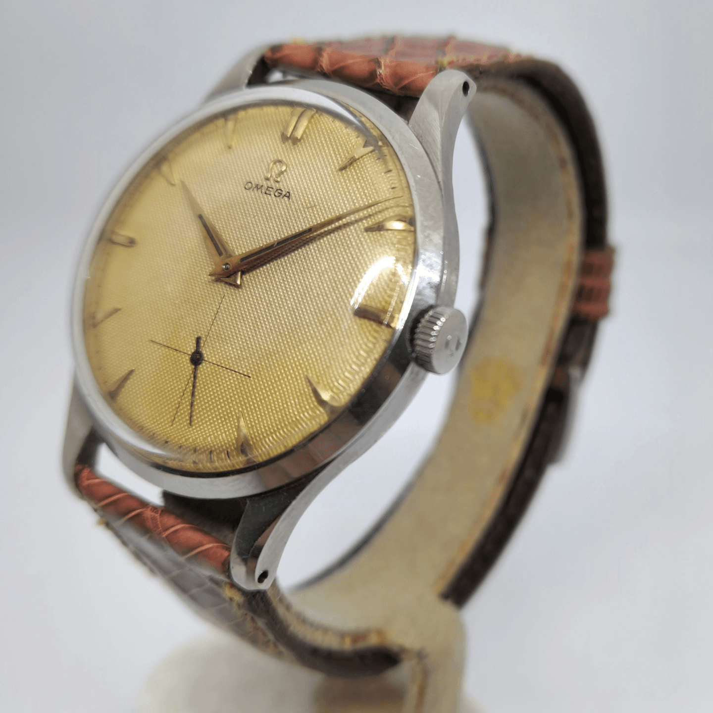 Omega Jumbo Acero Honeycomb — Joyería Recoleta