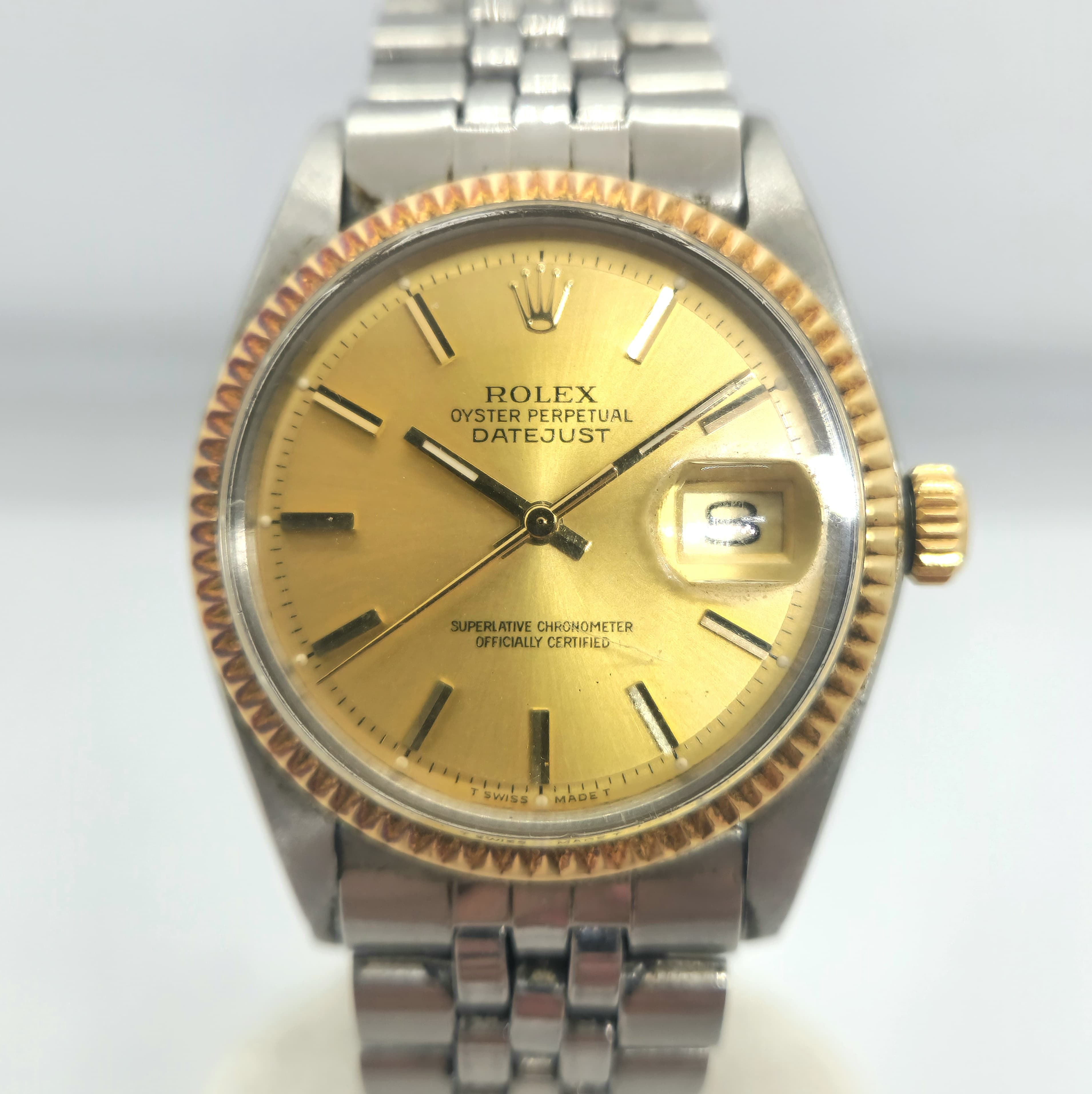 Rolex Datejust ref. 1601 Dorado — Joyería Recoleta