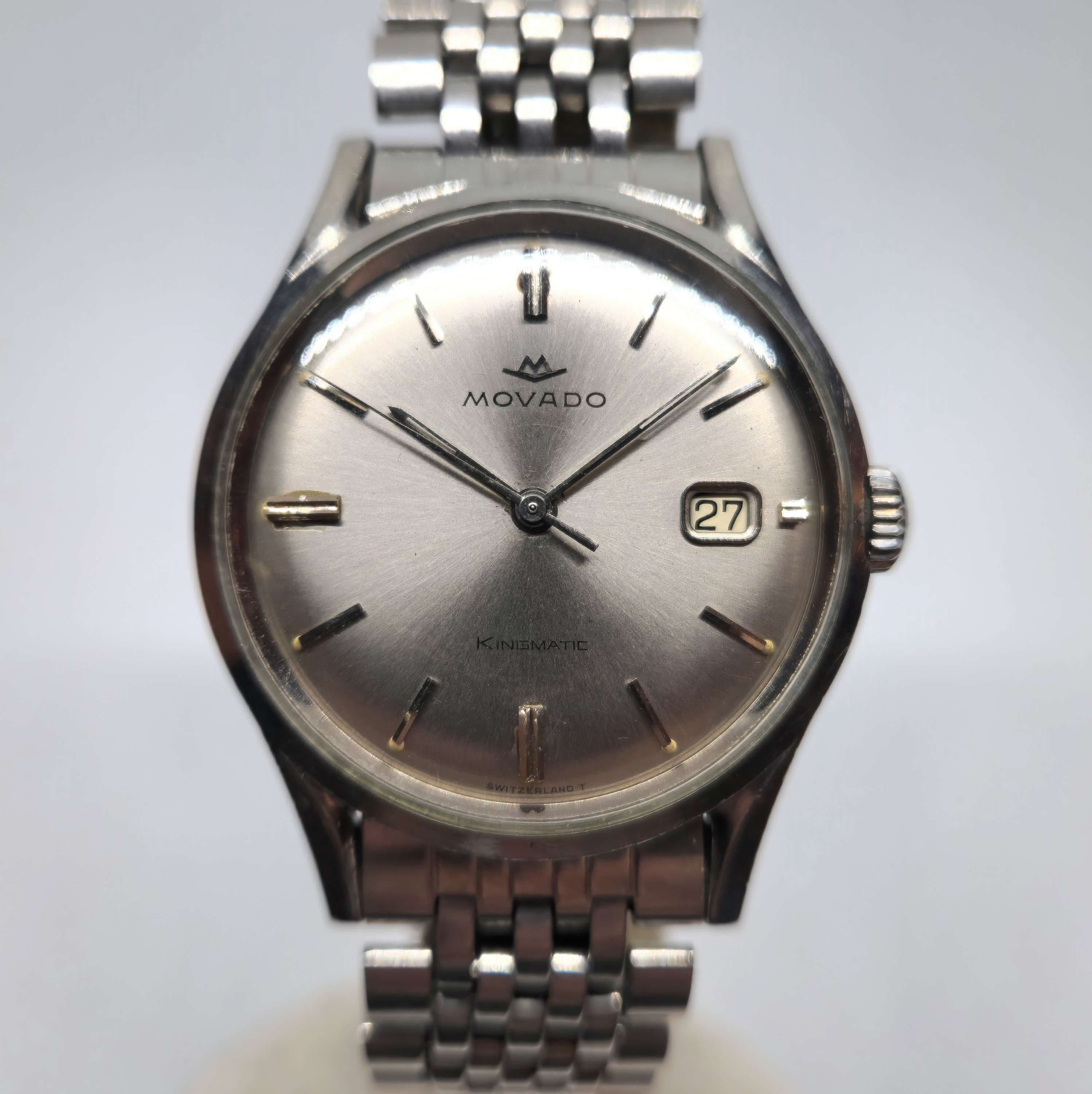 Movado Kingmatic Acero — Joyería Recoleta