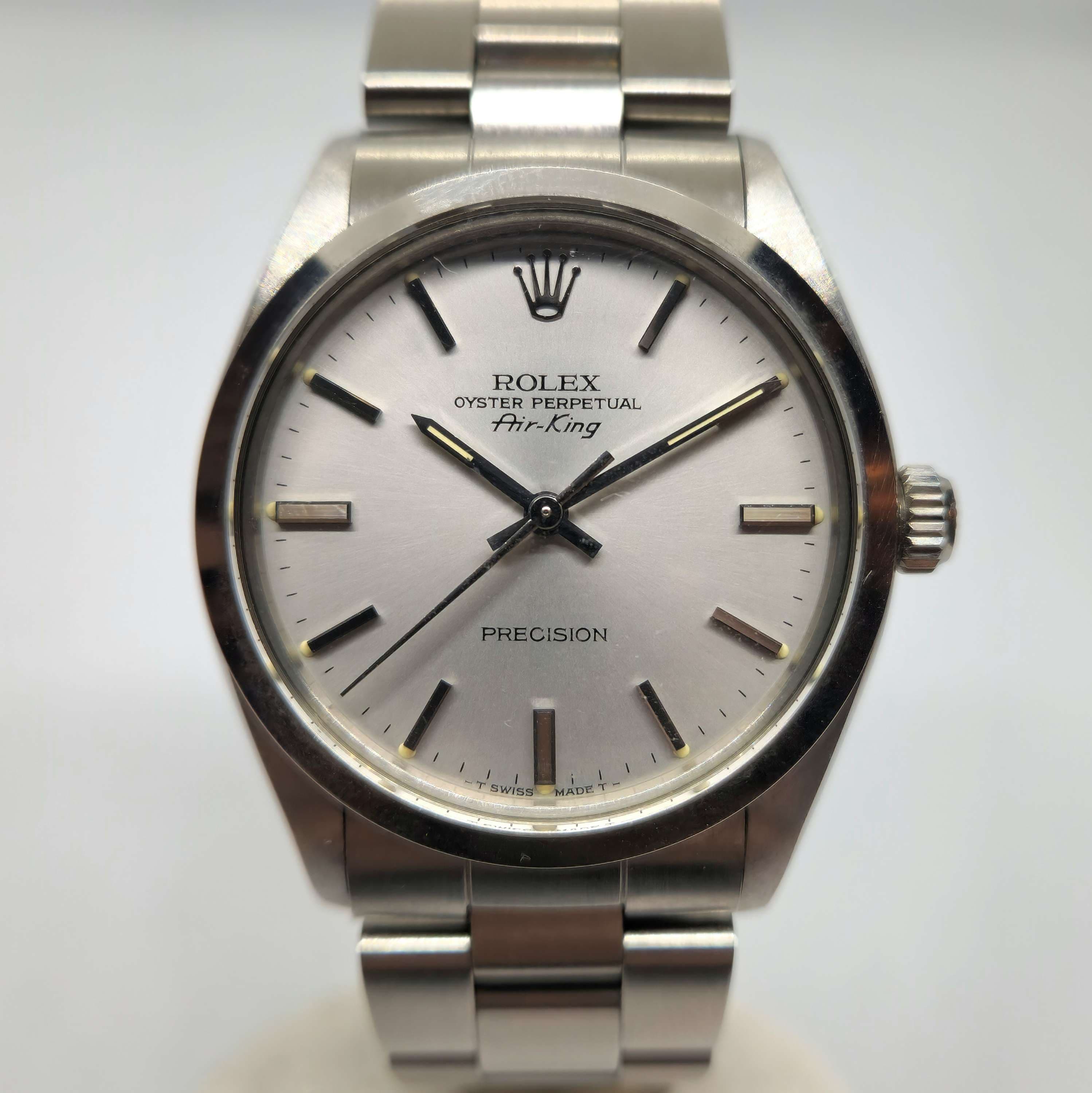 Rolex Air-King ref. 5500 Soleil NOS — Joyería Recoleta