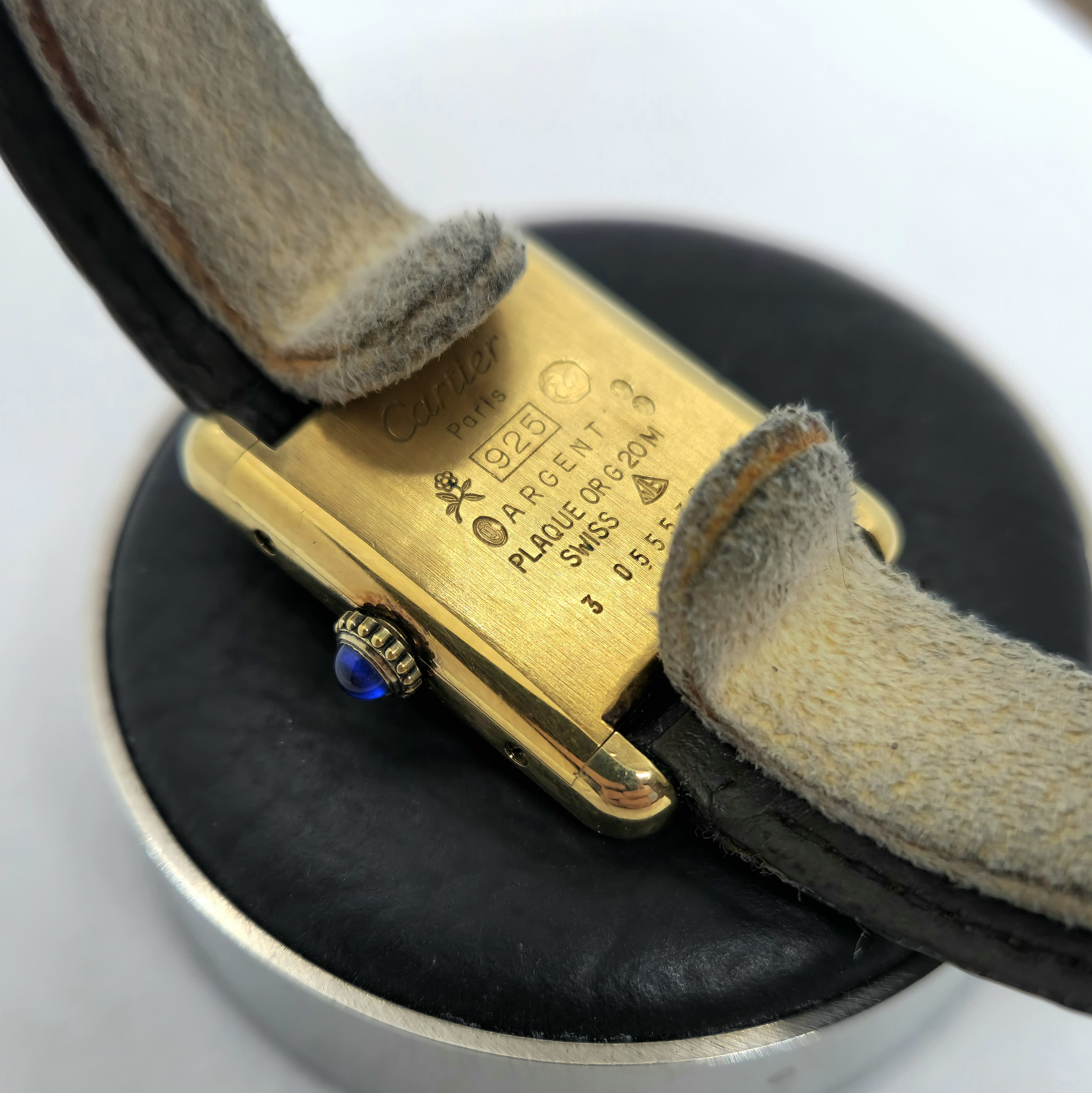 Must de Cartier Tank Vermeil Dama — Joyería Recoleta