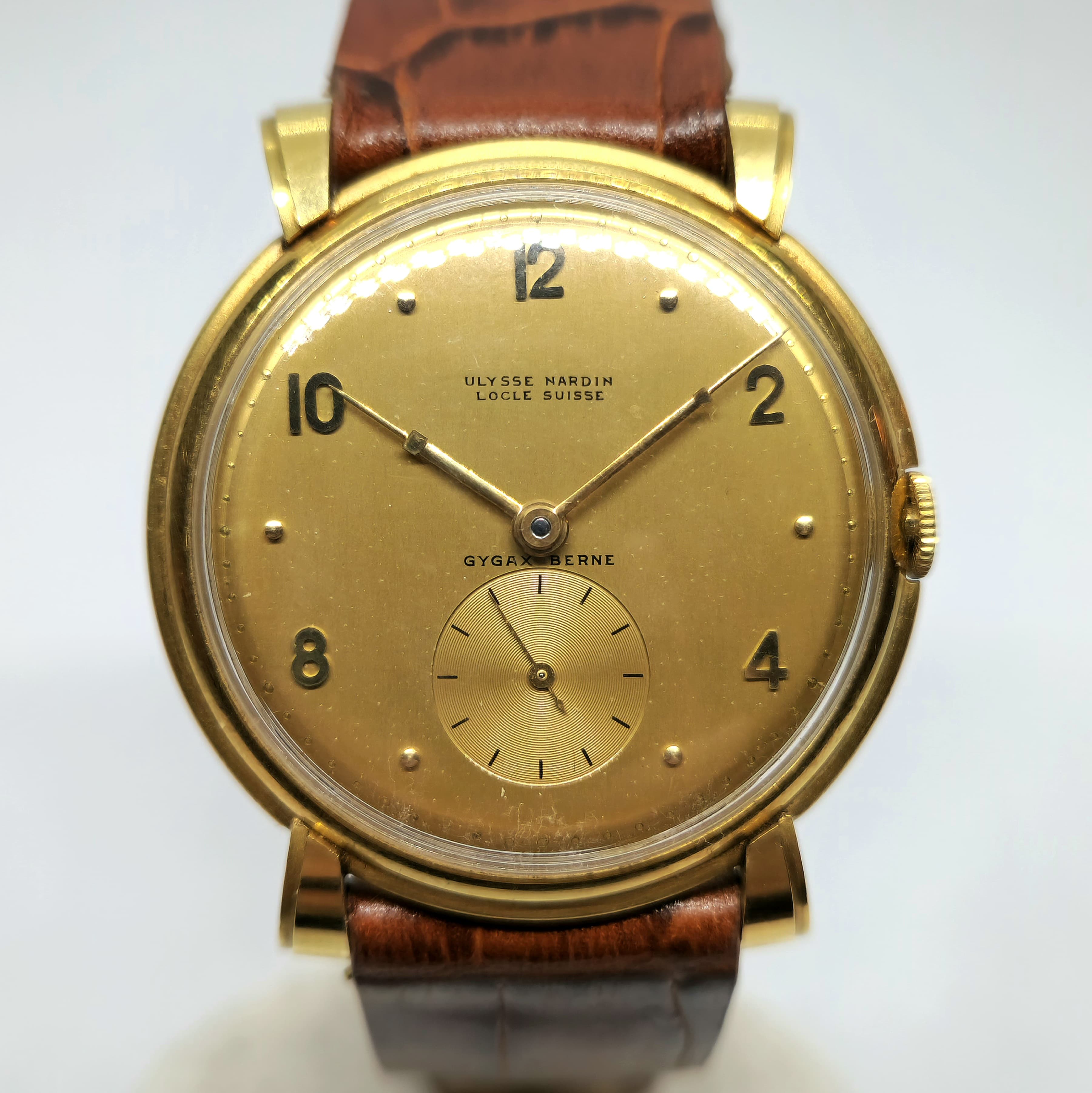 Ulysse Nardin  "Gygax" Oro — Joyería Recoleta