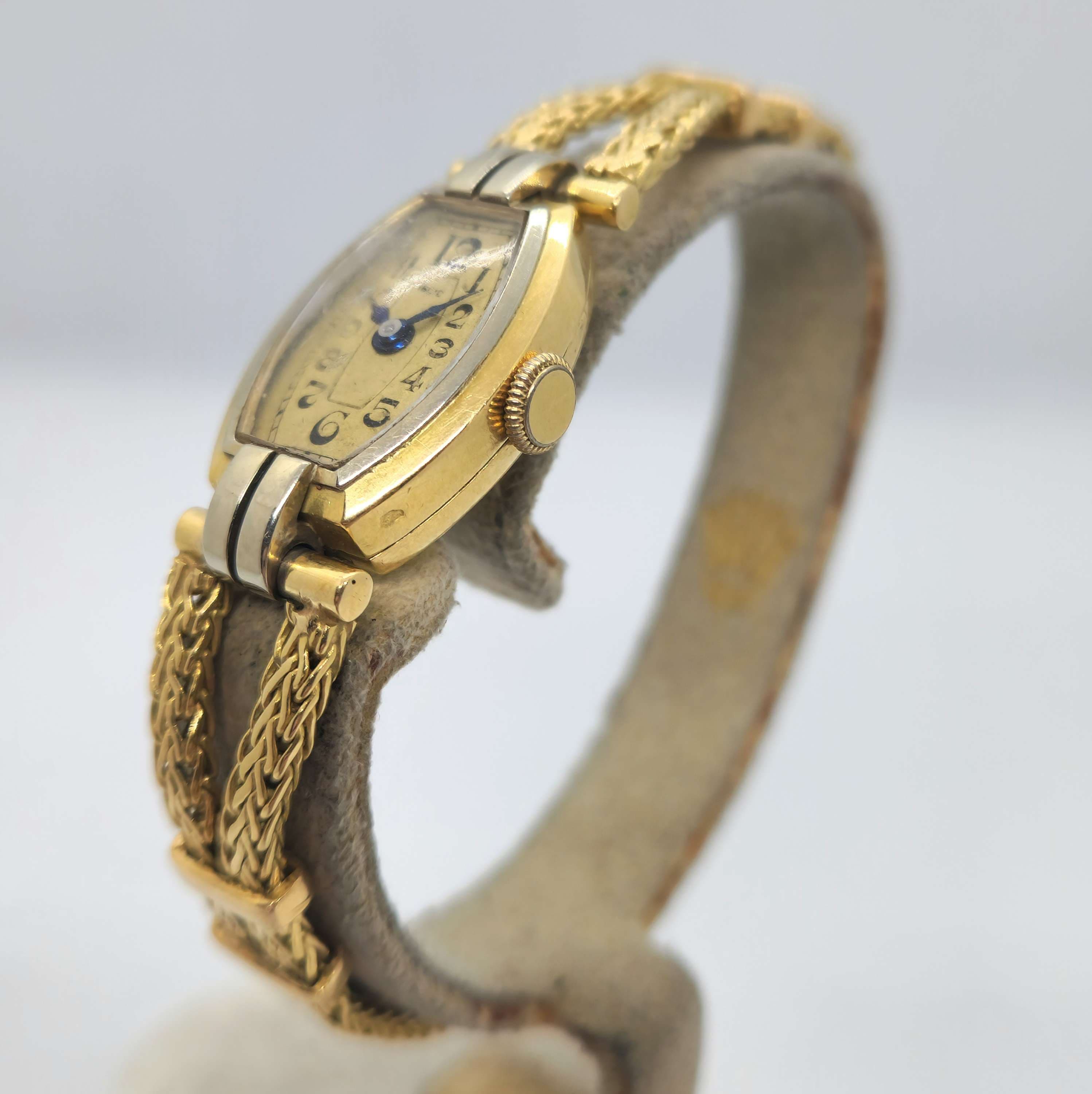 Reloj Art Deco Oro Dama — Joyería Recoleta