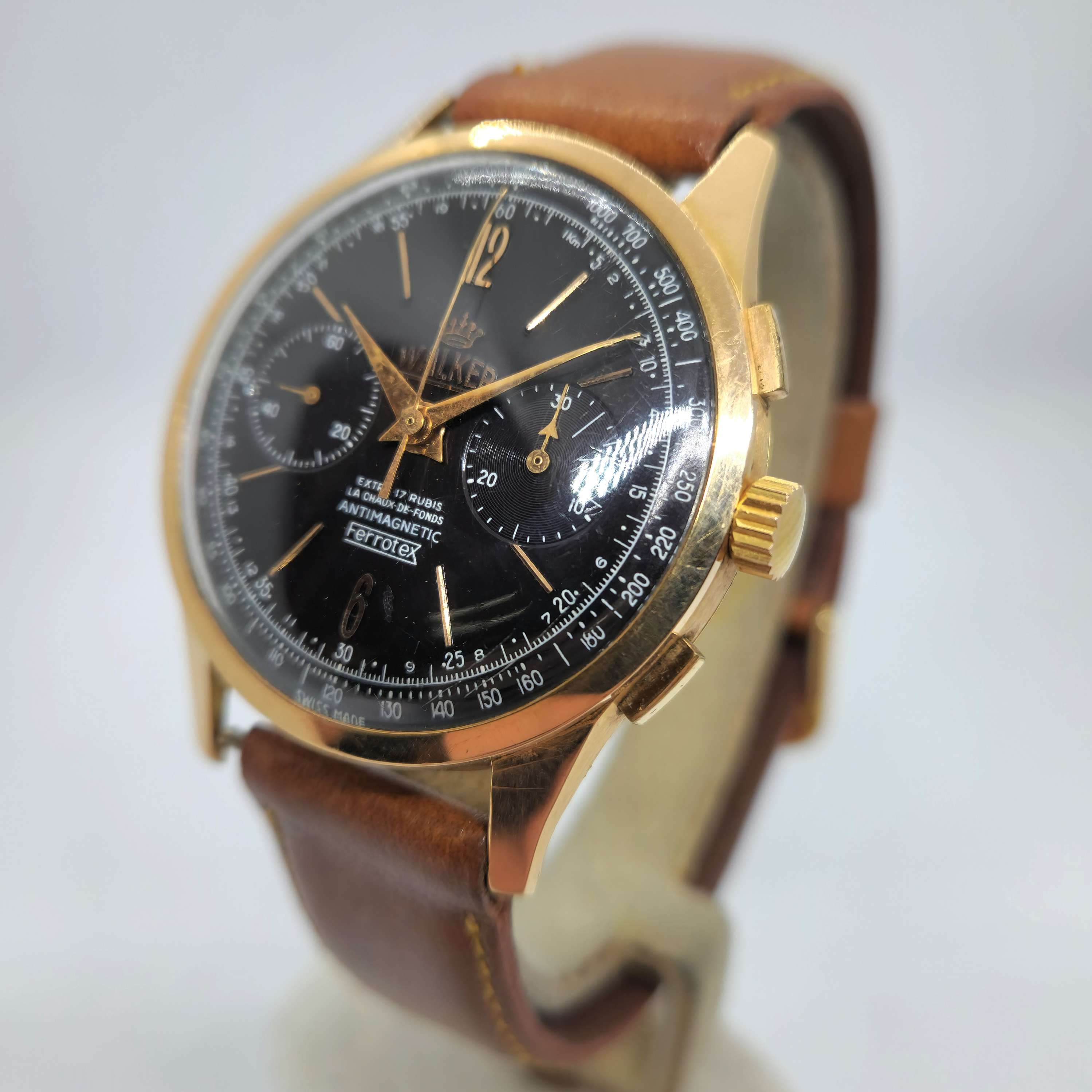 Walker Cronógrafo Oro Rosa — Joyería Recoleta