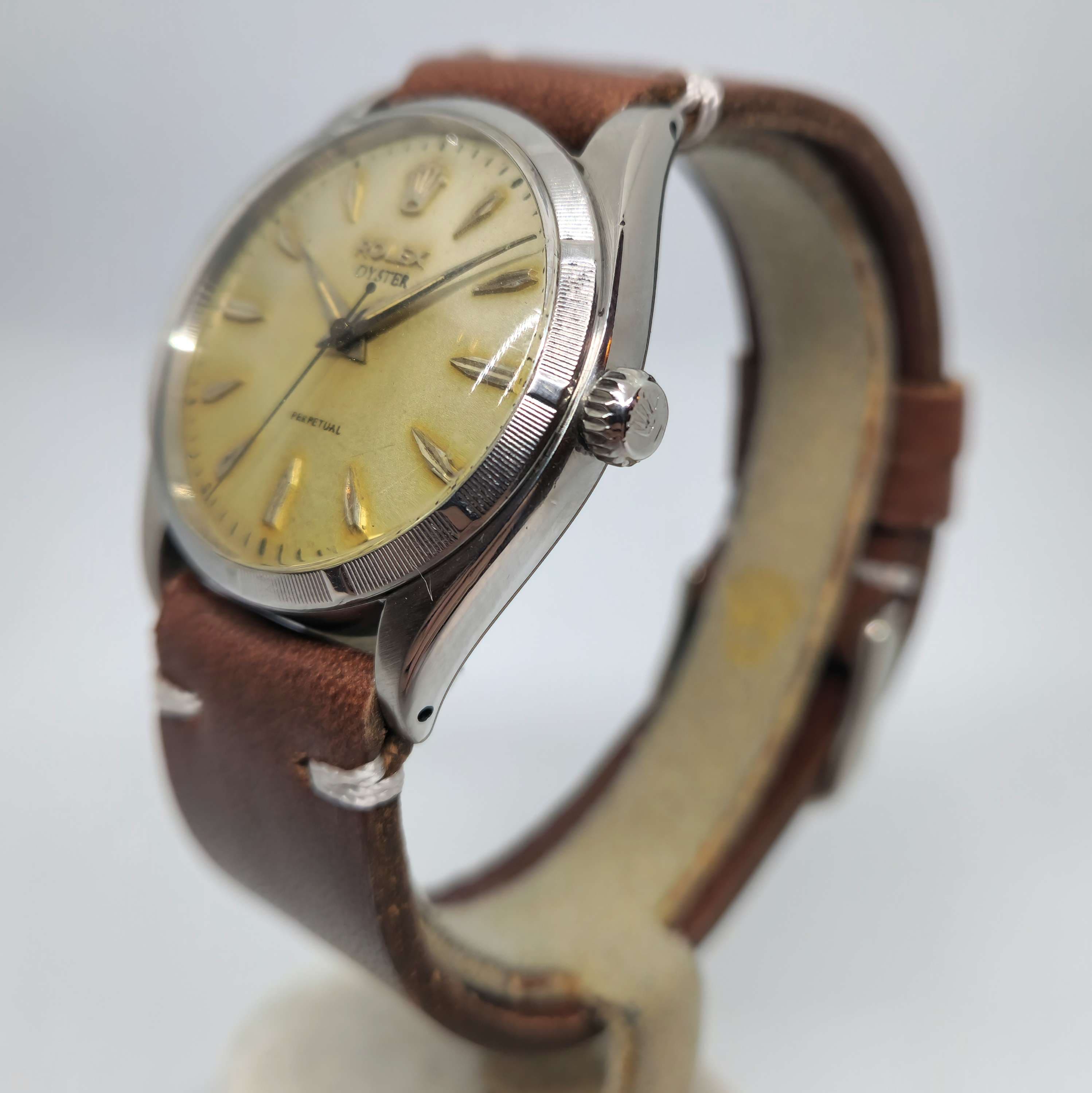 Rolex Oyster ref. 6565 Cuero — Joyería Recoleta