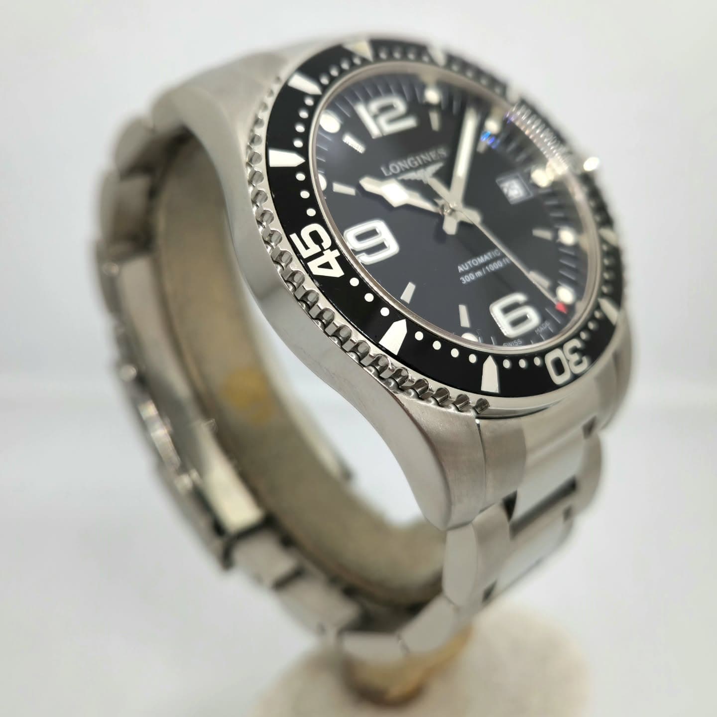 Longines Hydroconquest Negro — Joyería Recoleta