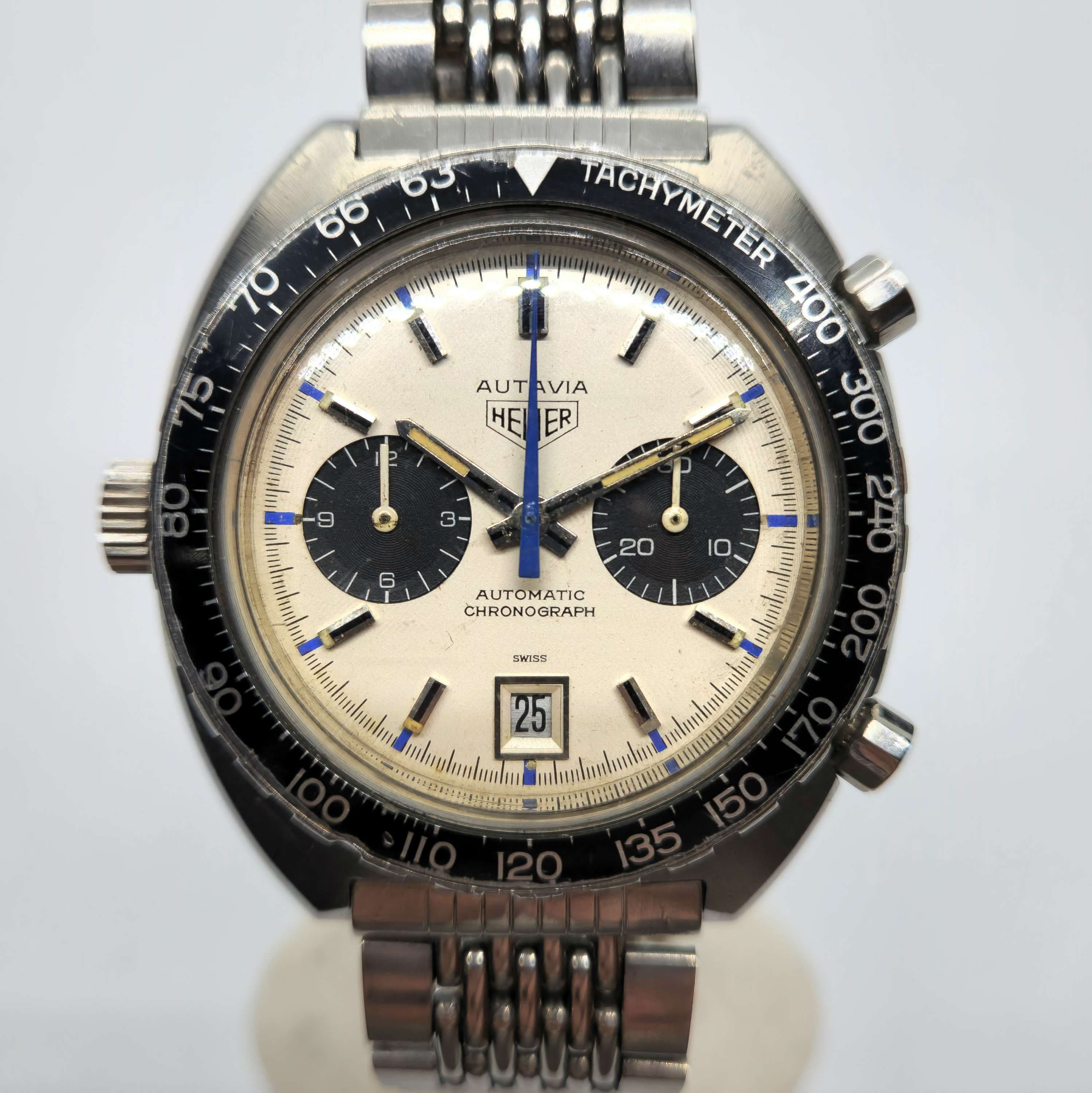 Heuer Autavia ref. 1163 "Jo Siffert" — Joyería Recoleta