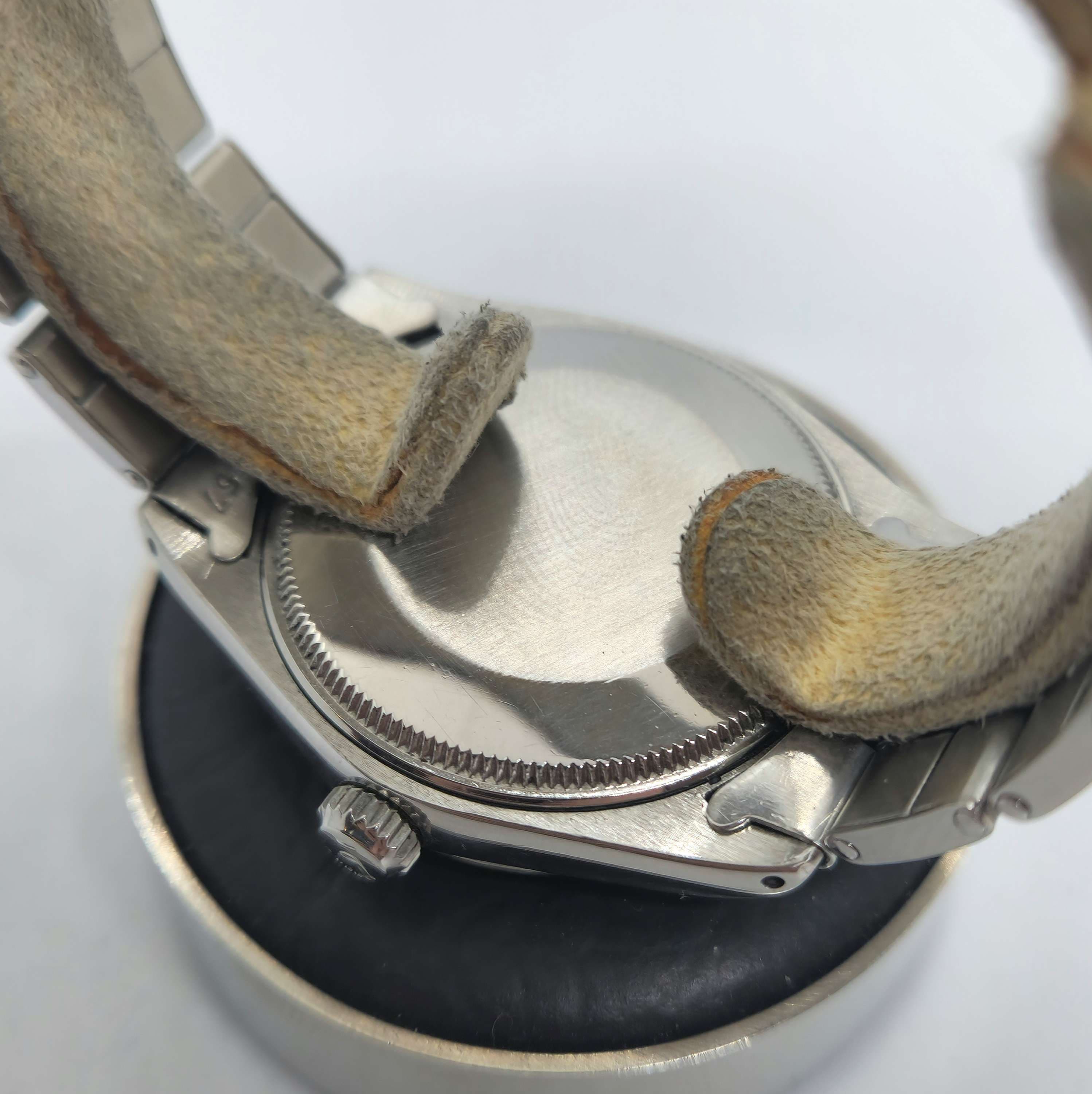 Rolex Air-King ref. 5500 cuad. Gris Oscuro — Joyería Recoleta
