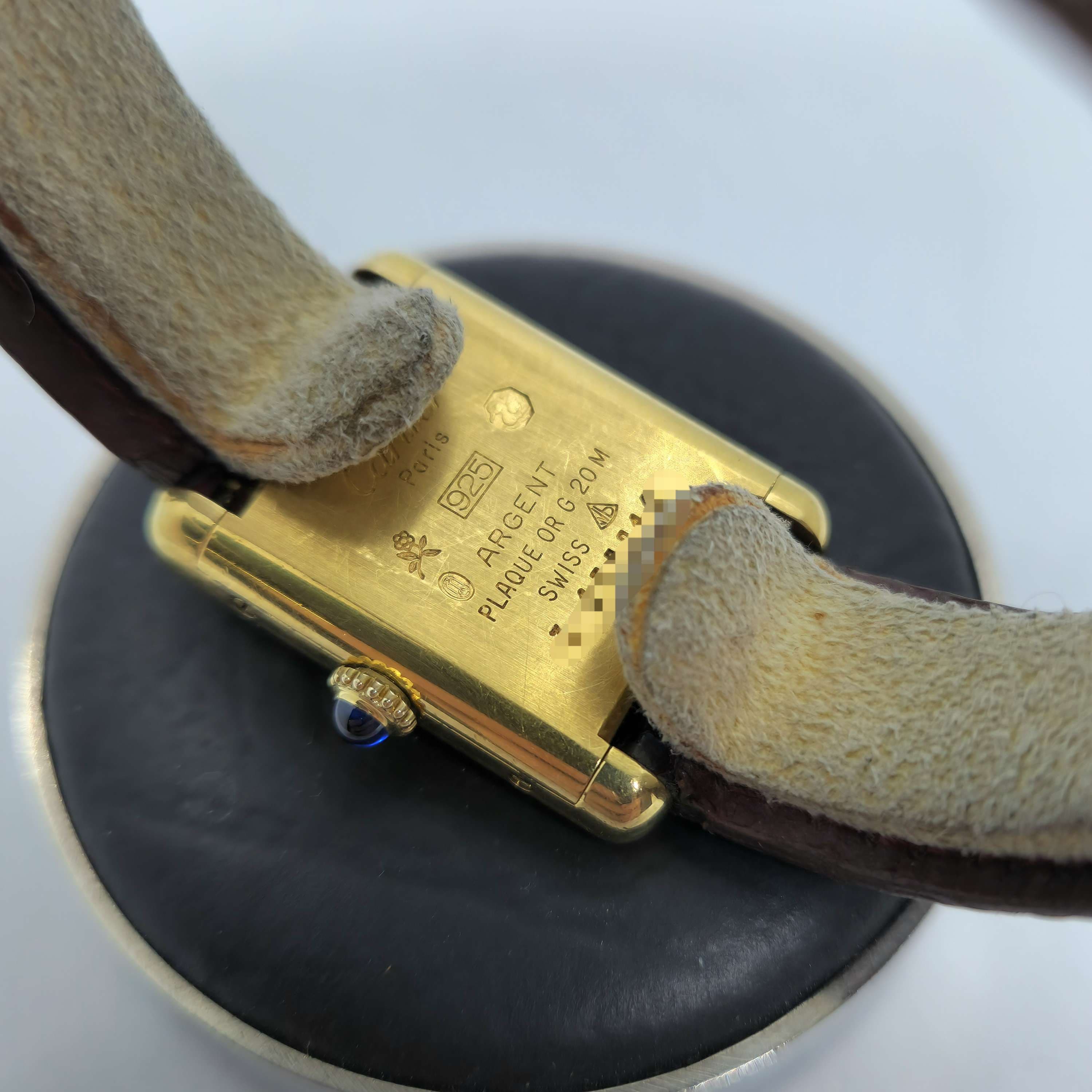 Must de Cartier Tank Vermeil Trinity Dama — Joyería Recoleta