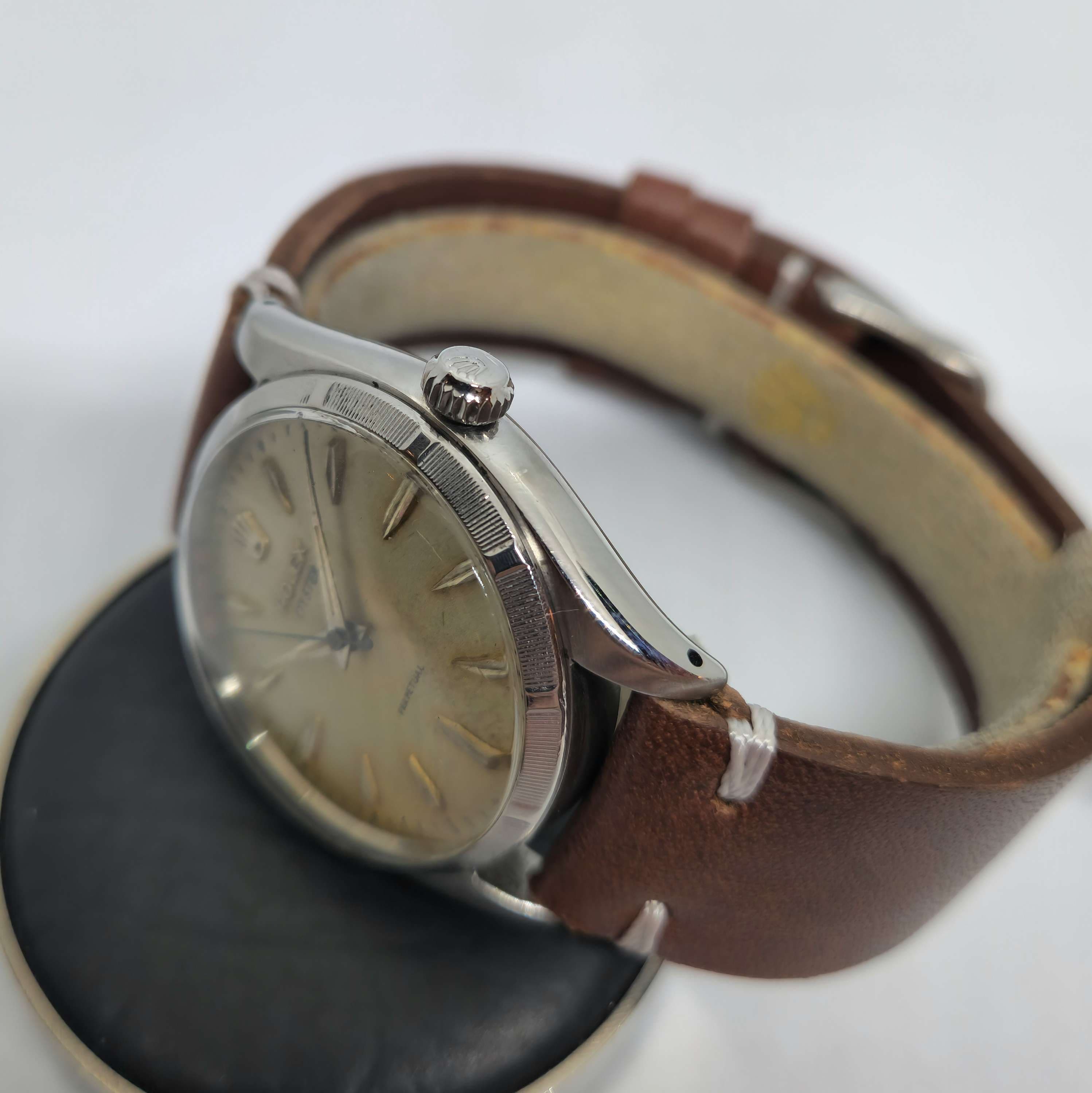 Rolex Oyster ref. 6565 Cuero — Joyería Recoleta