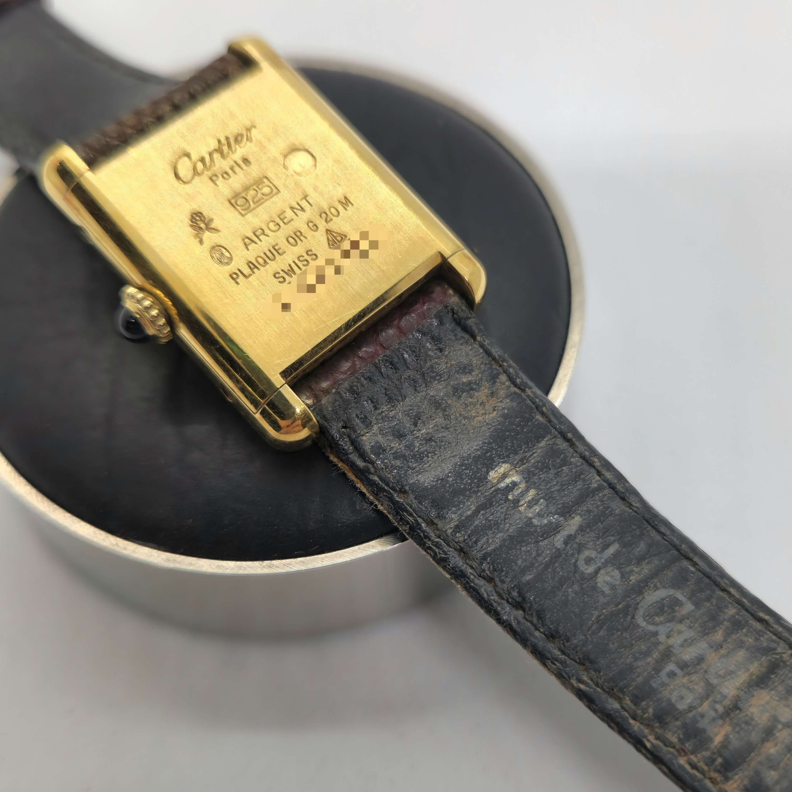 Must de Cartier Tank Vermeil Trinity Dama — Joyería Recoleta