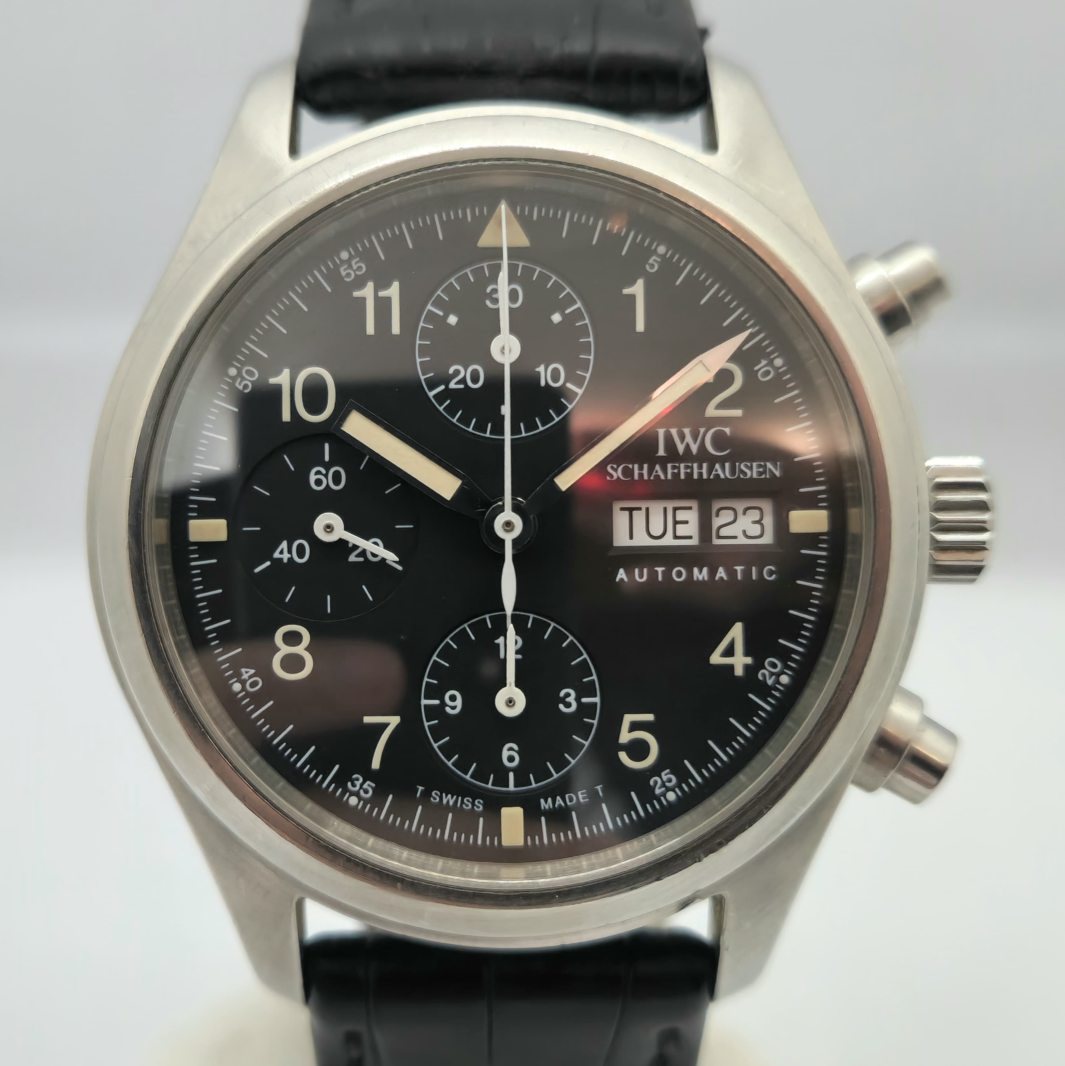 IWC Pilot Chrono 39 Negro - Relojes Exclusivos BA